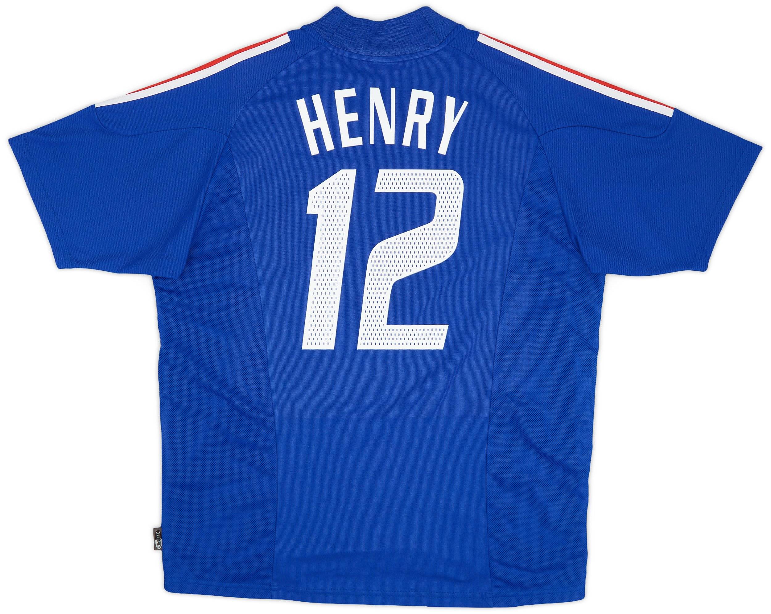 2002-04 France Home Shirt Henry #12