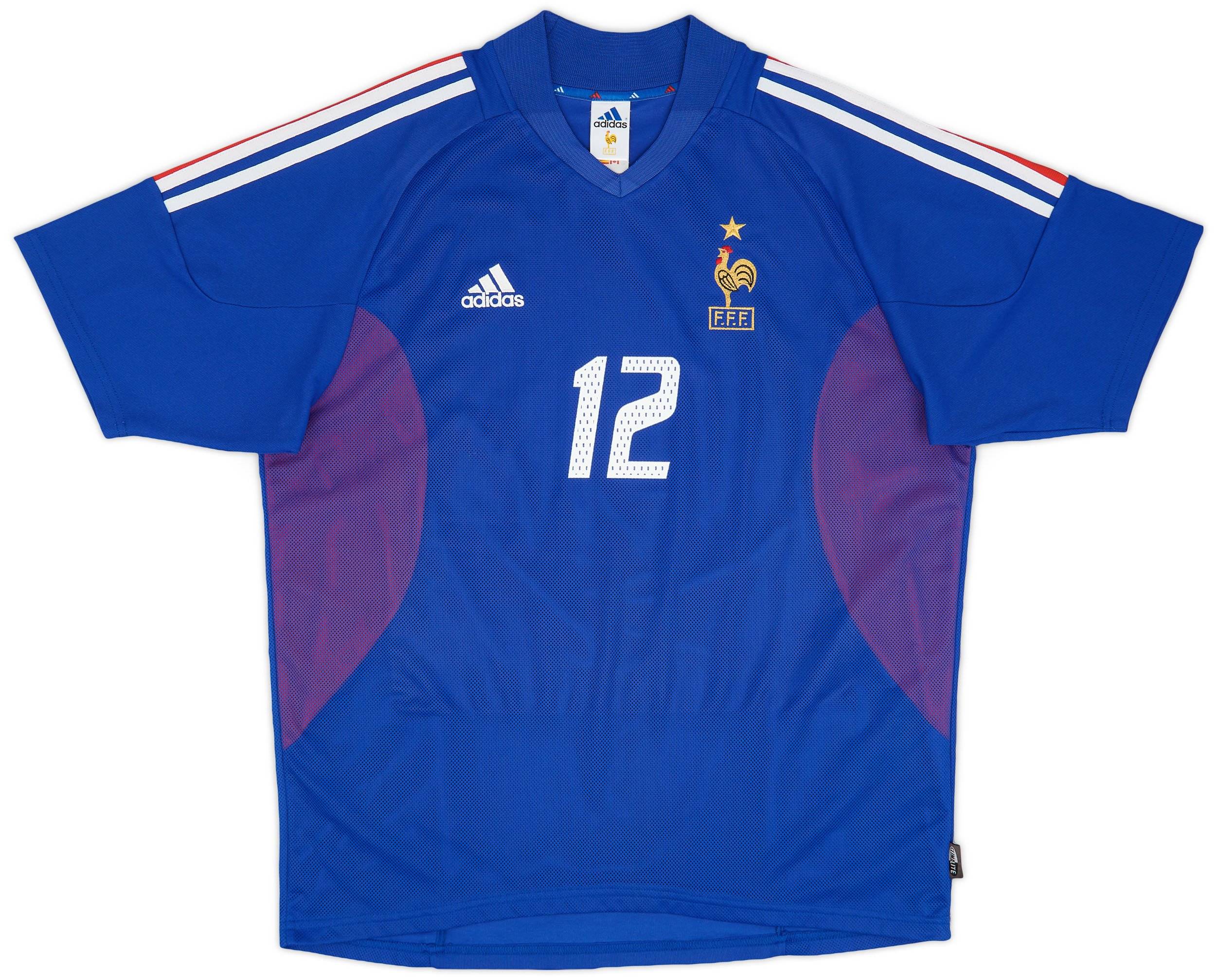 【新品 未使用品】adidas フランス代表 HENRY 12番 シャツ FRANCE NATIONAL TEAM 2006/2007 HOME FOOTBALL SHIRT ADIDAS L