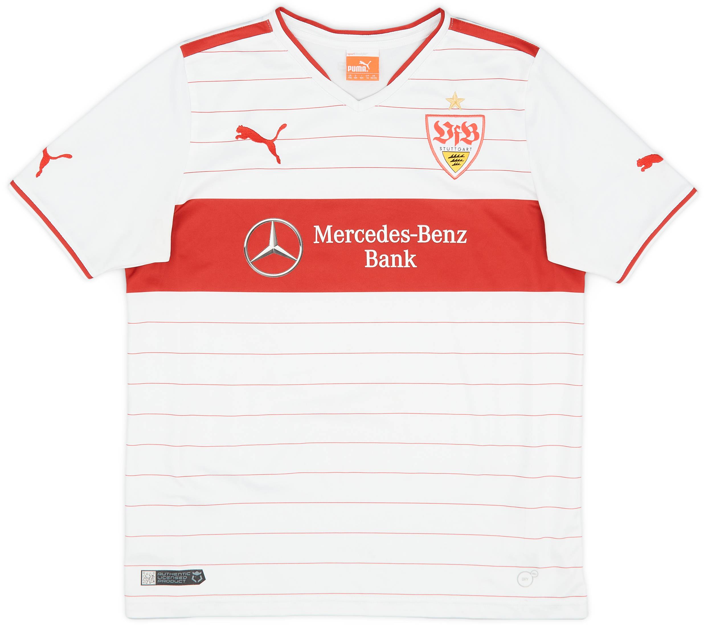 2013-14 Stuttgart Home Shirt - 8/10 - (XL.Boys)