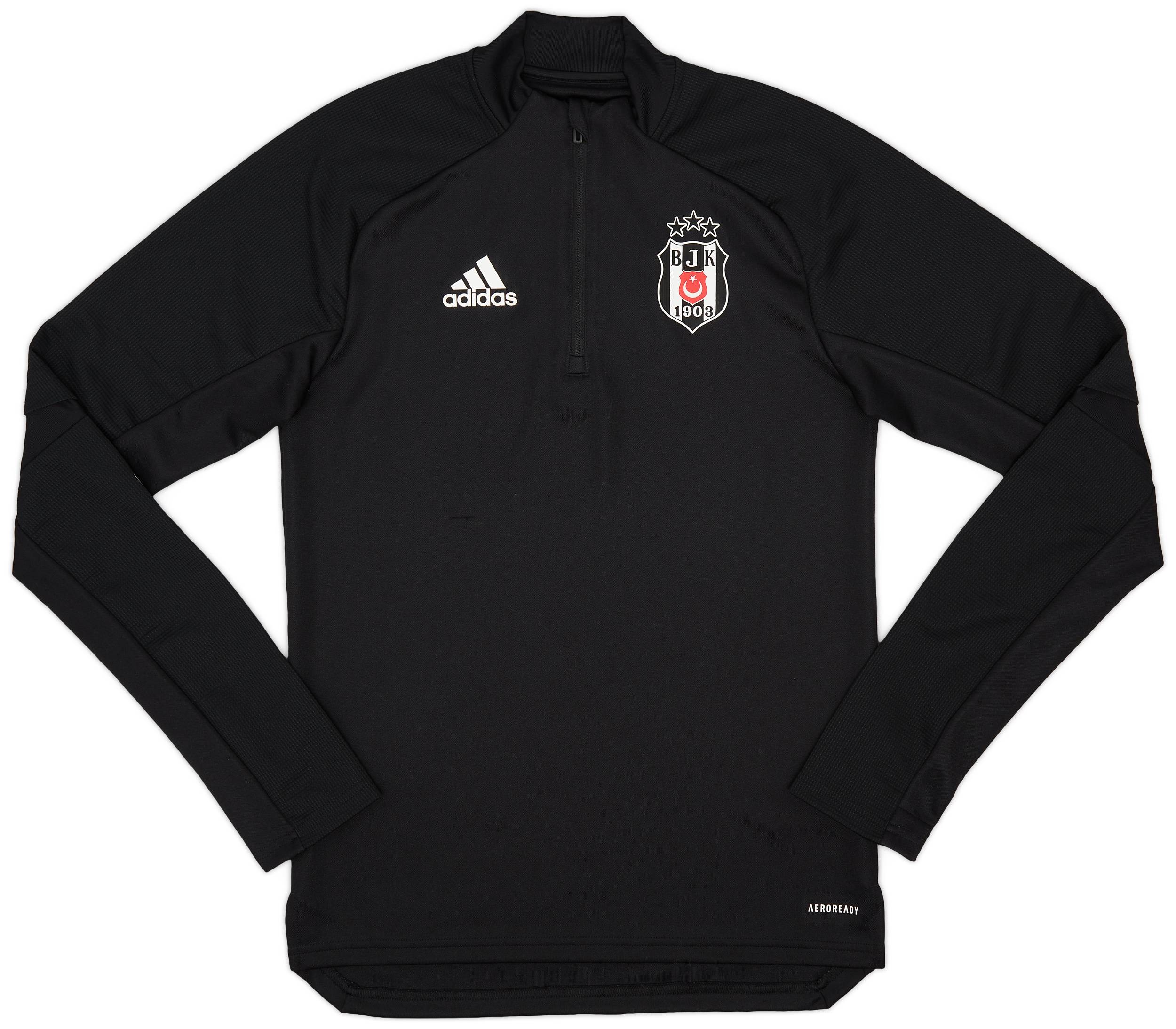 2020-21 Besiktas adidas 1/4 Zip Training Top - 9/10 - (XS)