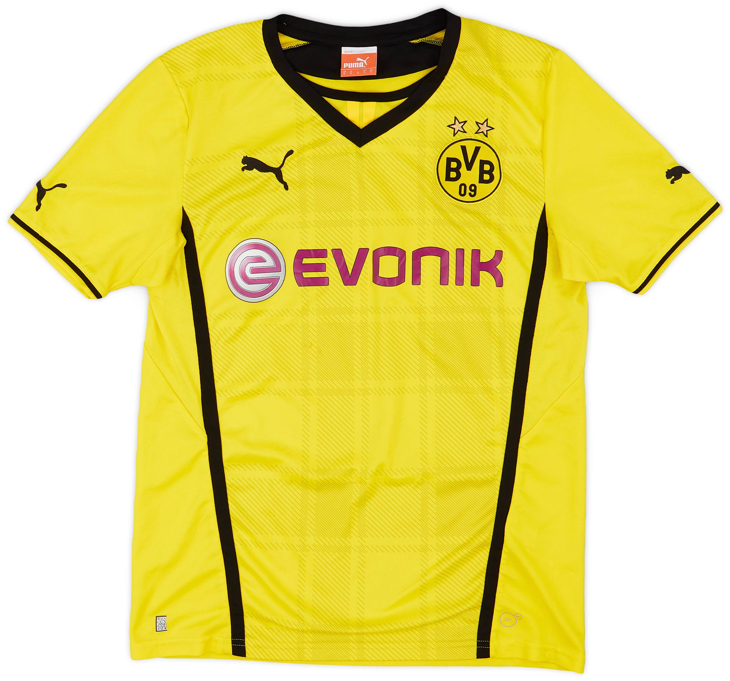2013-14 Borussia Dortmund Home Shirt - 6/10 - (S)