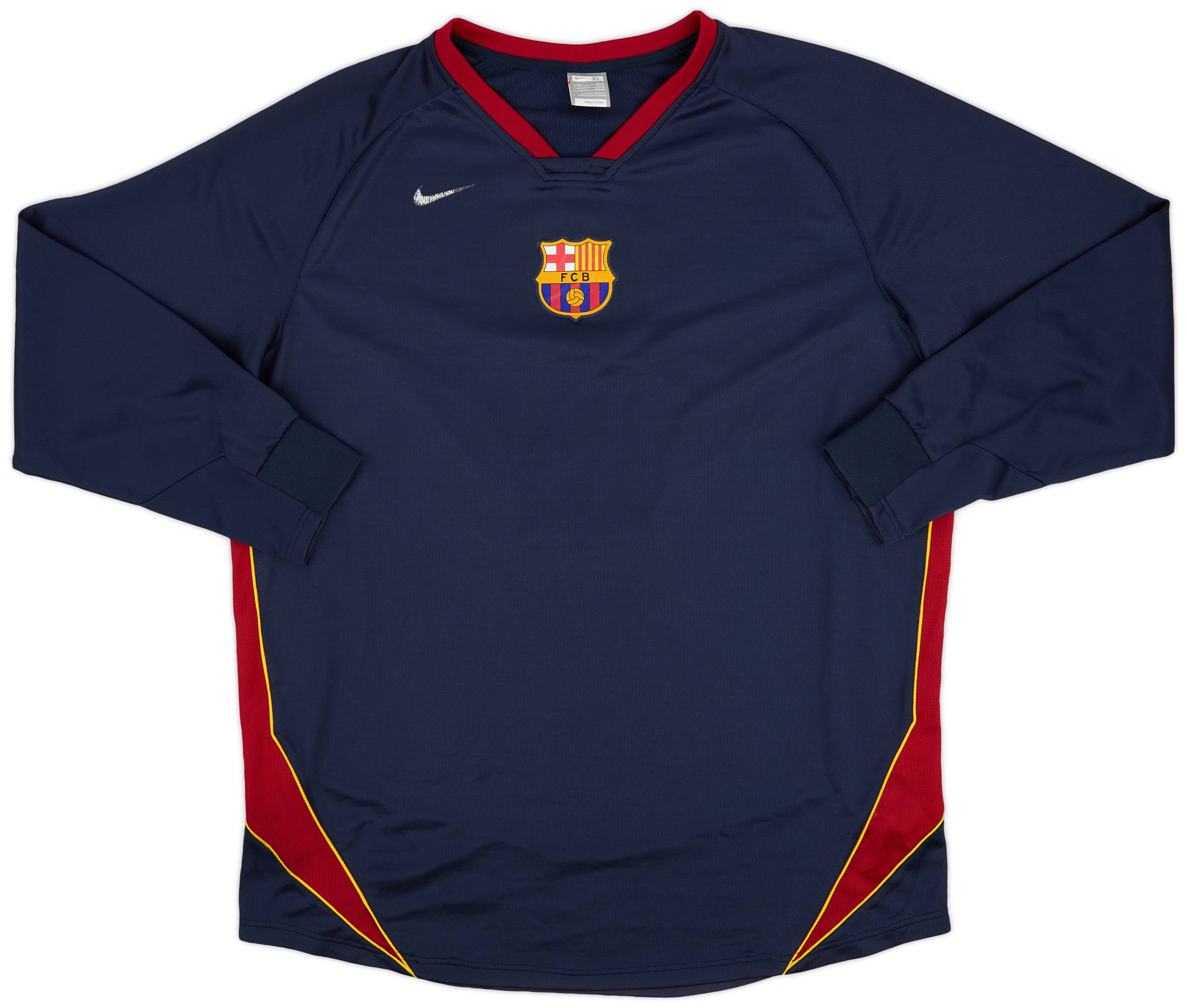 2007-08 Barcelona Basketball Training L/S Shirt - 6/10 - (XL)