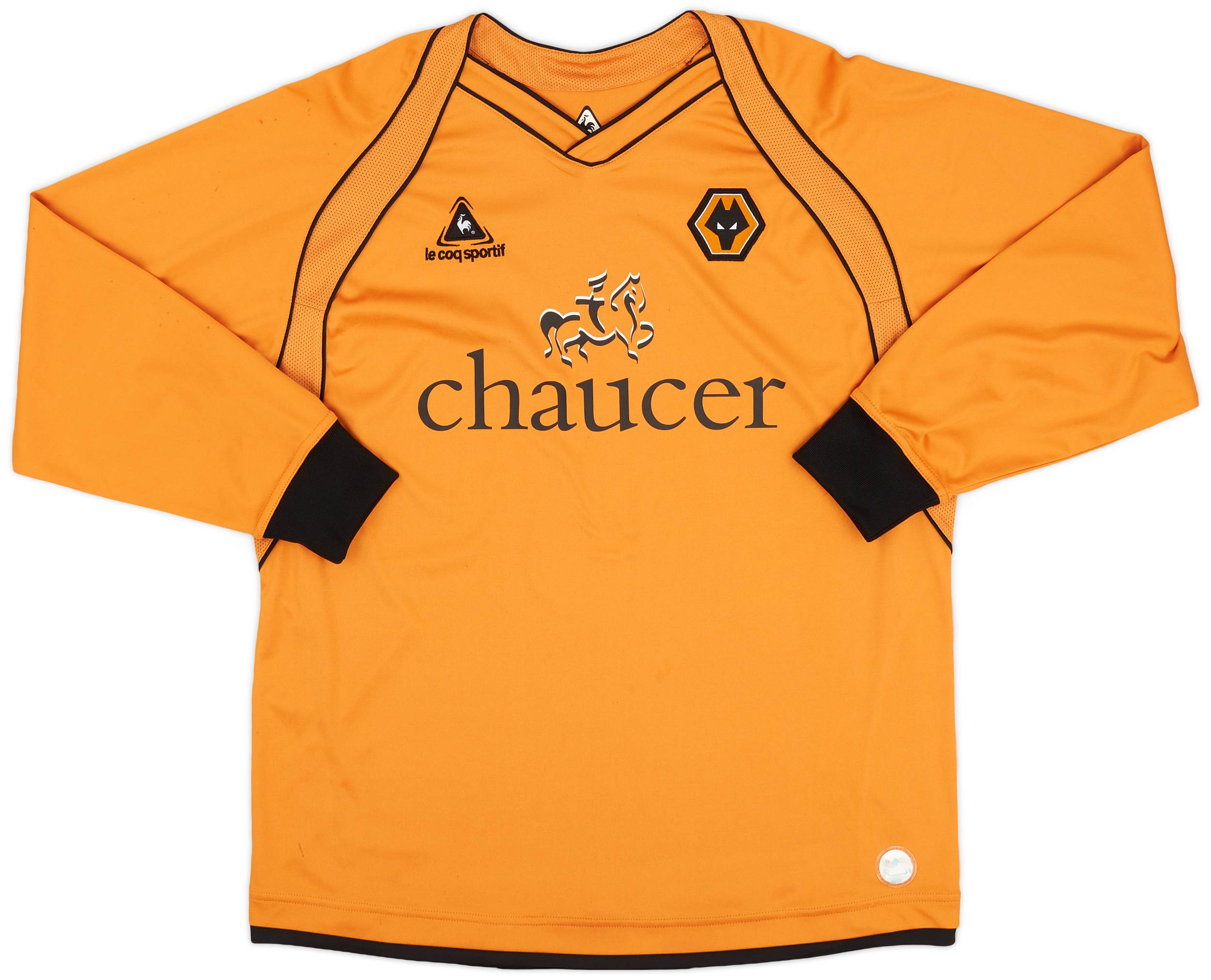 2006-08 Wolves Home L/S Shirt - 8/10 - (S)