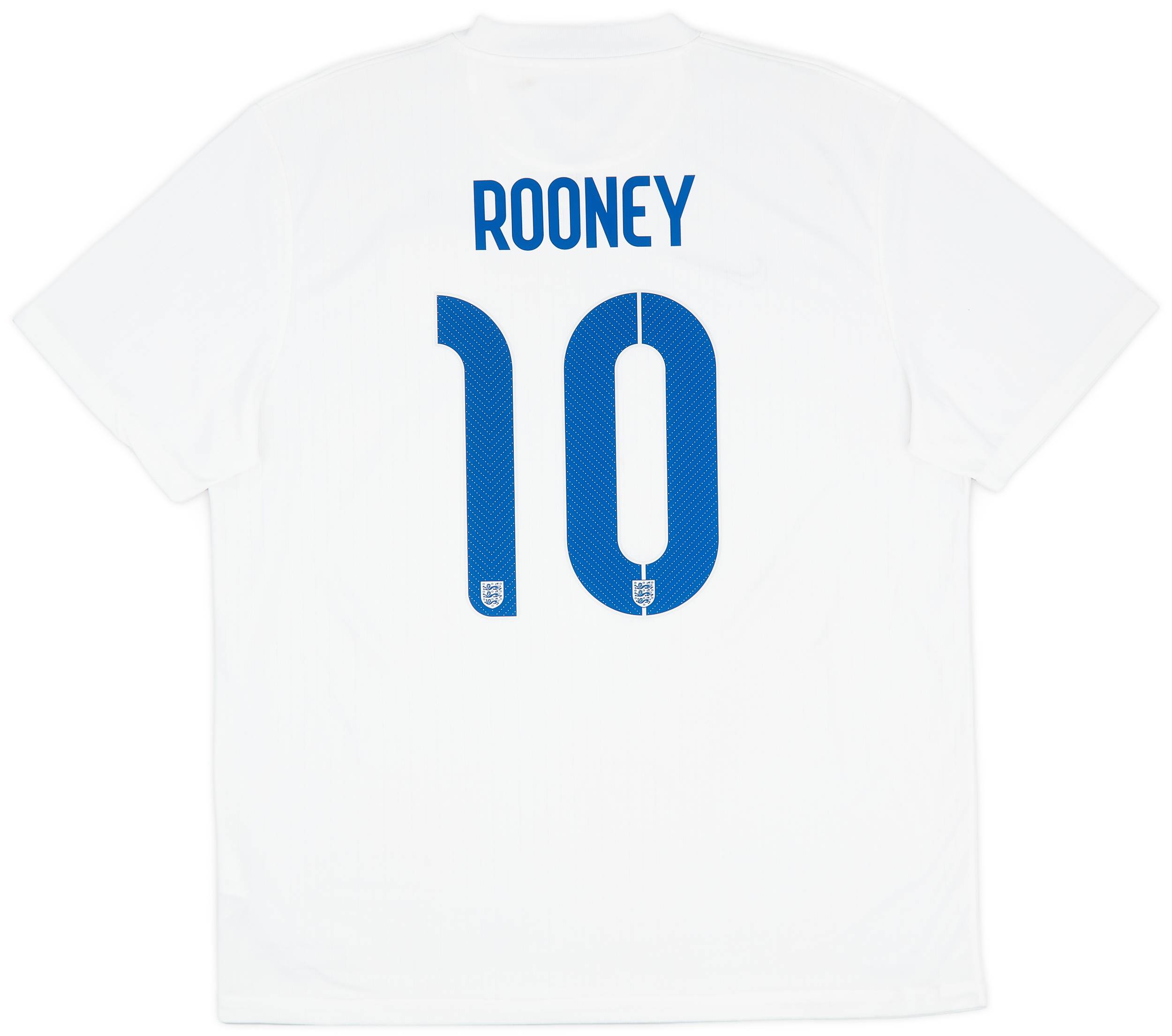 2014-15 England Home Shirt Rooney #10 - 8/10 - (XL)