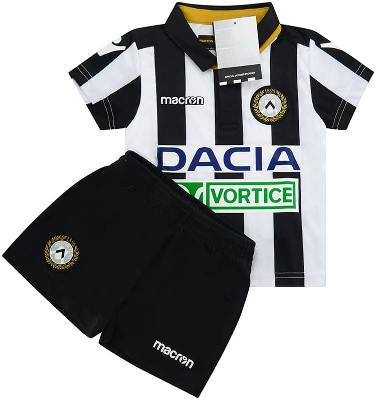 2018-19 Udinese Home Shirt & Shorts Kit (Little Kids)