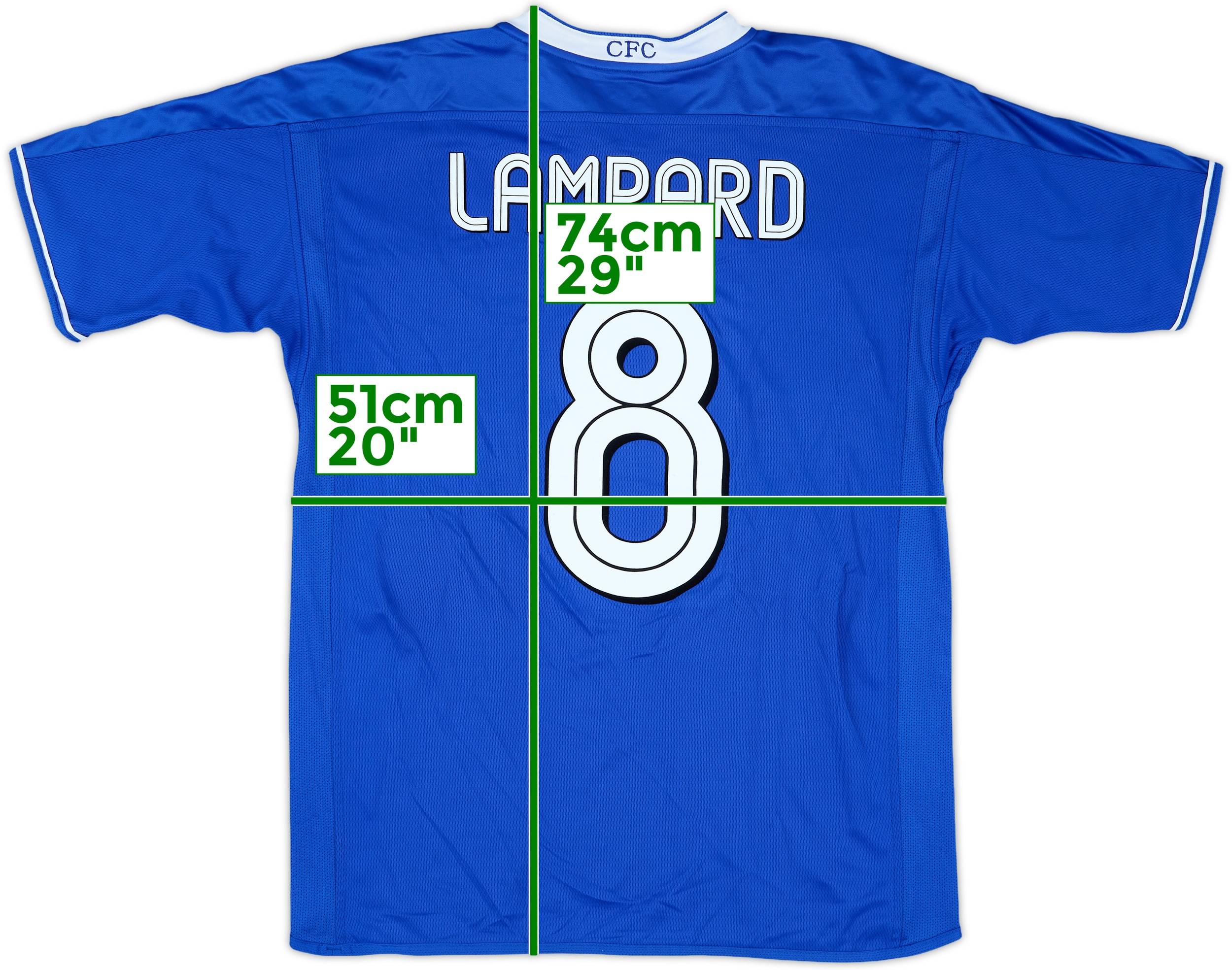 CHELSEA サッカーユニフォーム　LAMPARD UEFA LAMPARD #8 MEN'S FC CHELSEA 2008/2009 SOCCER FOOTBALL