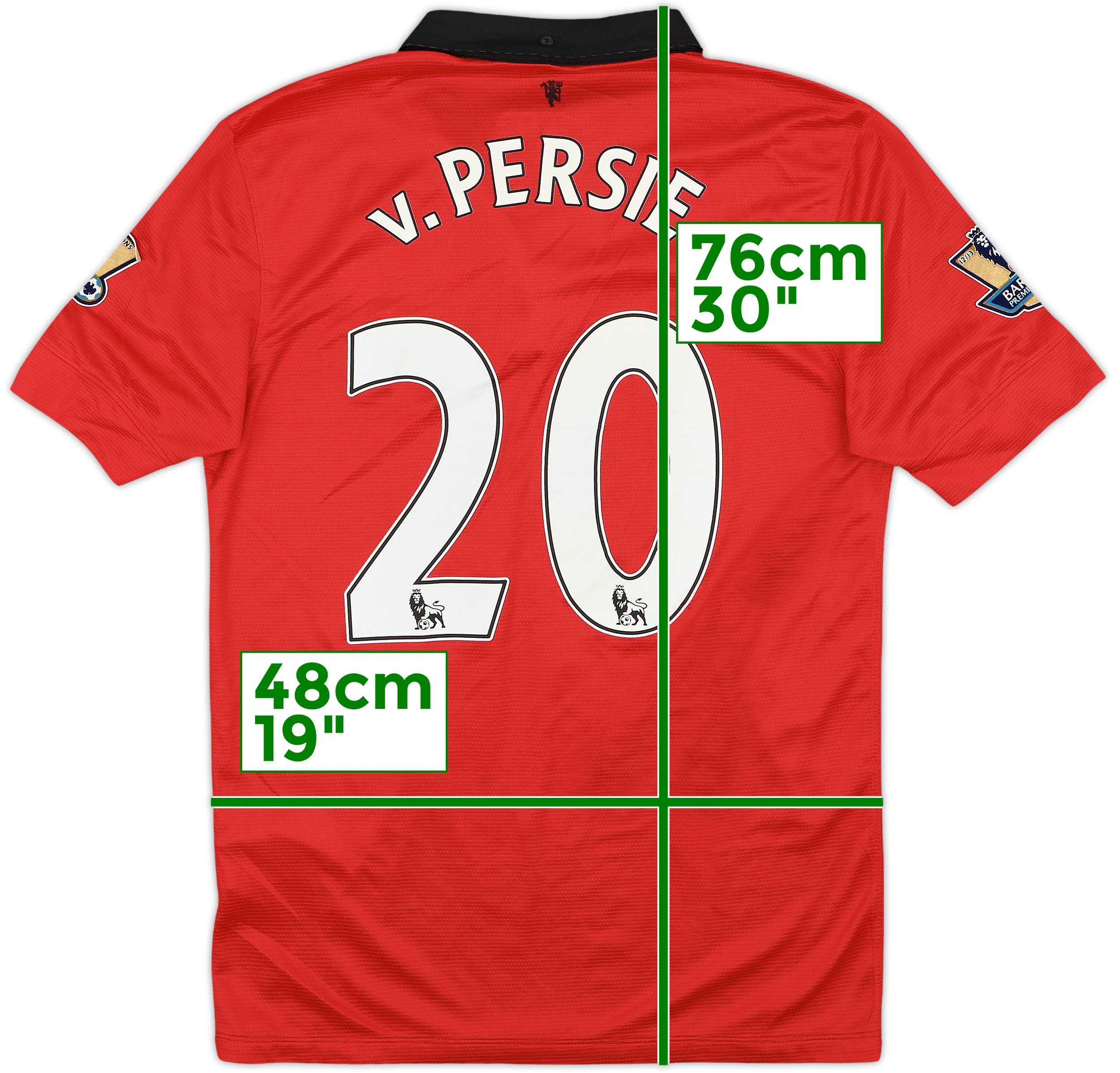 Nike Manchester United V. Persie 20 シャツ Manchester United 2013 - 2014 Away football Nike shirt #20 v