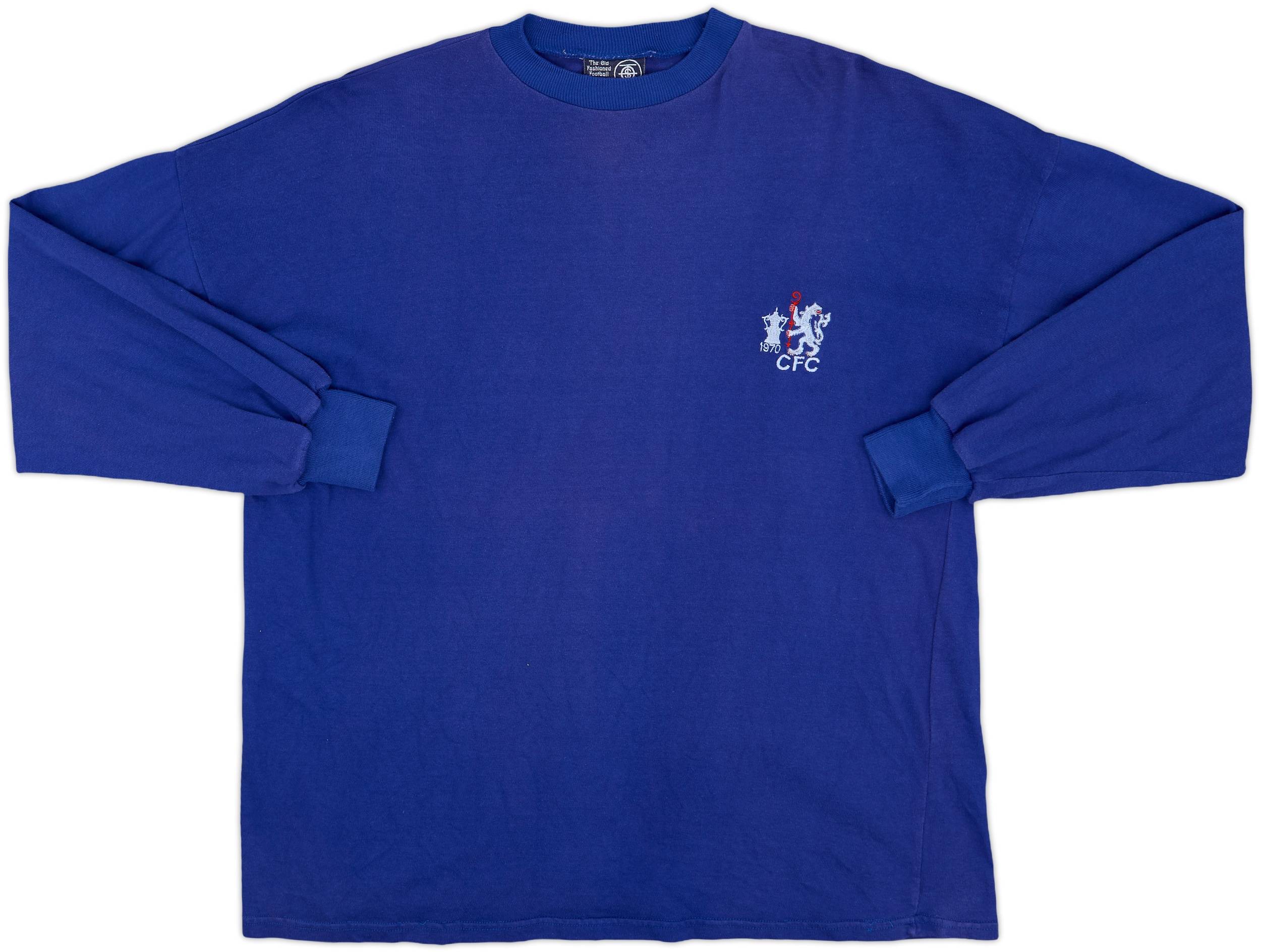 2000s Chelsea 1970 Retro Home L/S Shirt - 6/10 - (XXL)