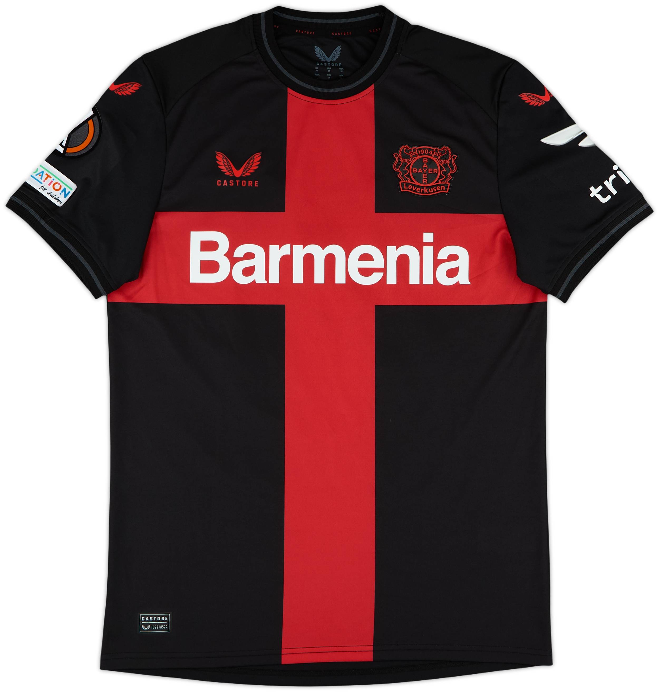 Bayer Leverkusen UEFAシャツ 2022-23 Bayer Leverkusen Player Issue Pro GK S/S Shirt