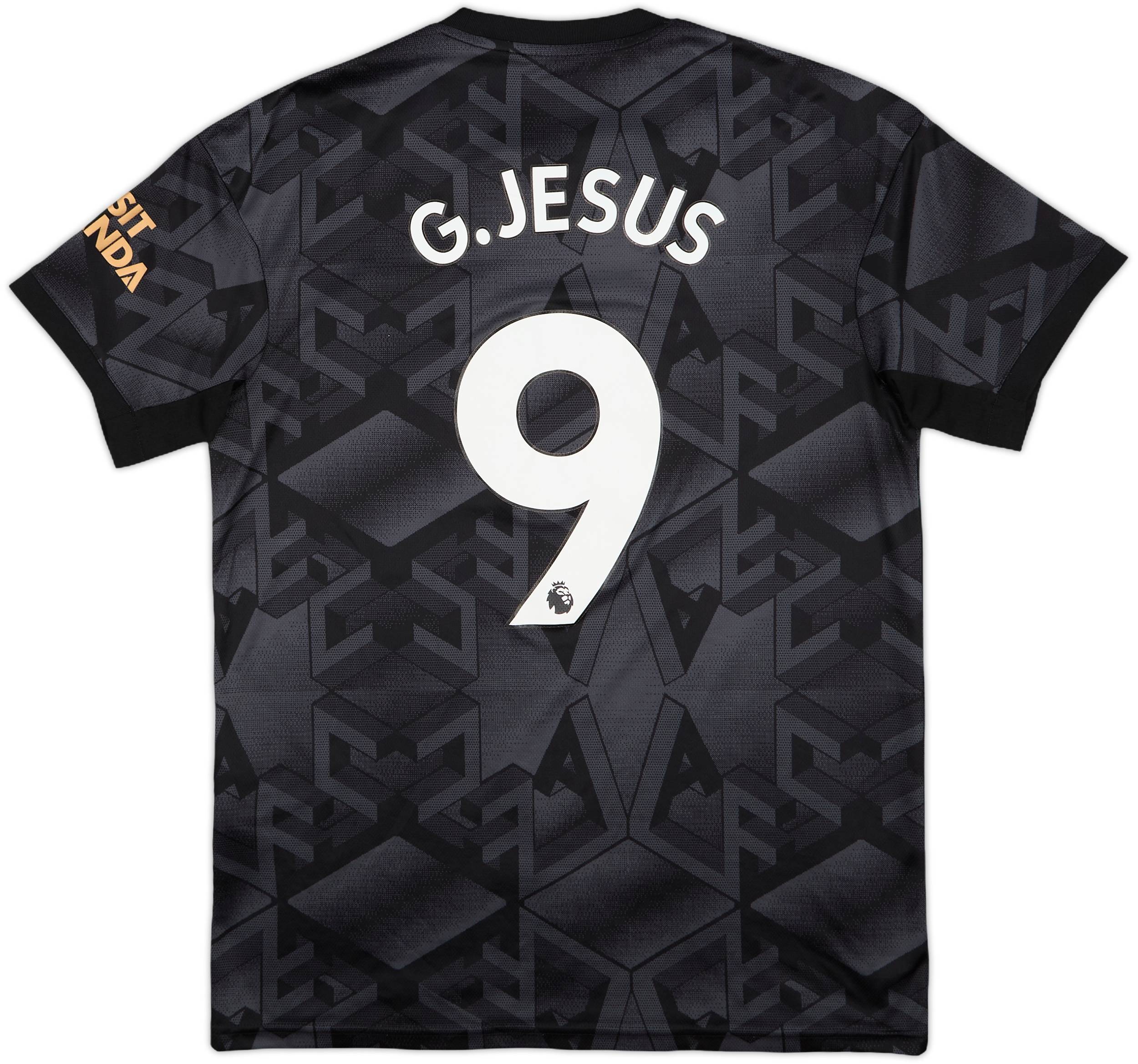 Arsenal 22-23 ジェズス 9 away 2022-23 Arsenal Away Shirt G.Jesus #9 - 9/10 - (M)