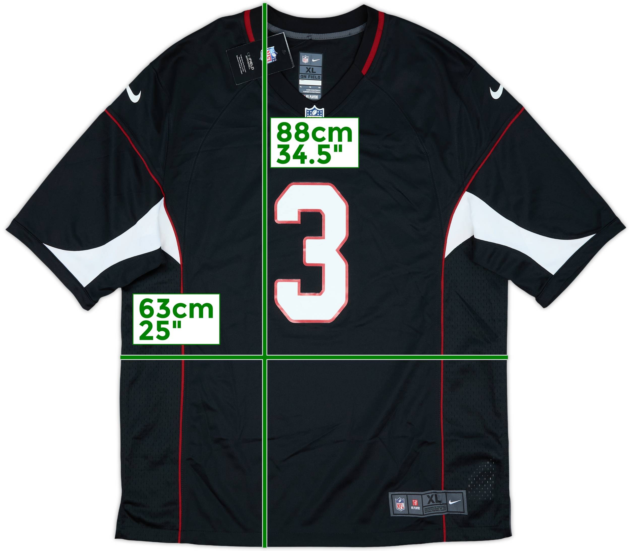 2017-22 Arizona Cardinals Baker #3 Nike Game Alternate