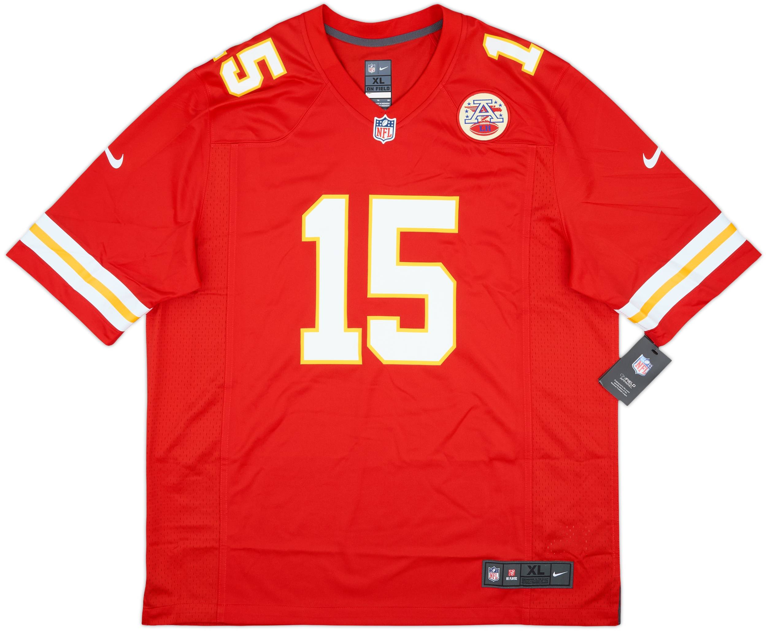 2017-25 Kansas City Chiefs Mahomes #15 Nike Game Home Jersey (XL)