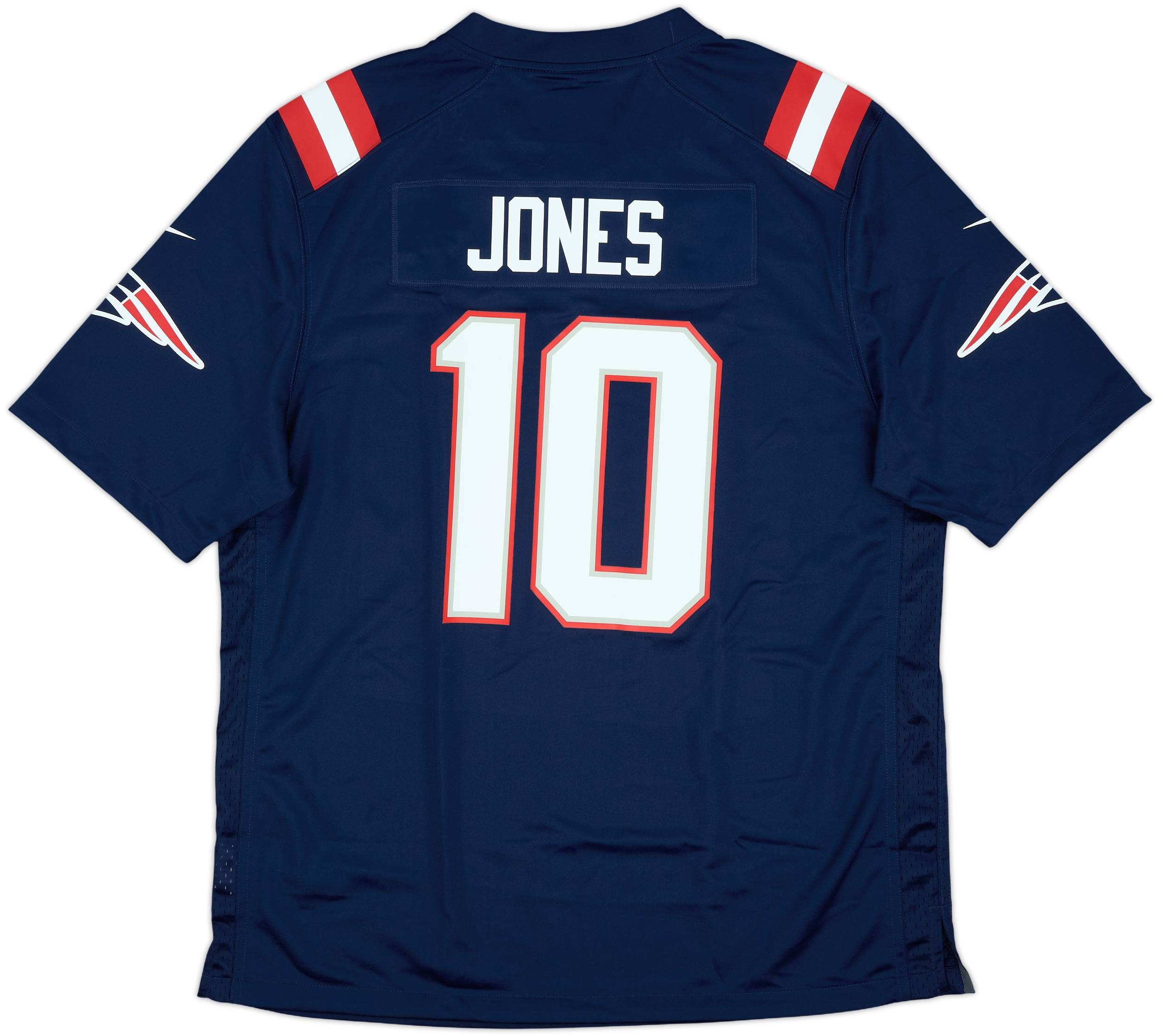 2021-23 New England Patriots Jones #10 Nike Game Home Jersey