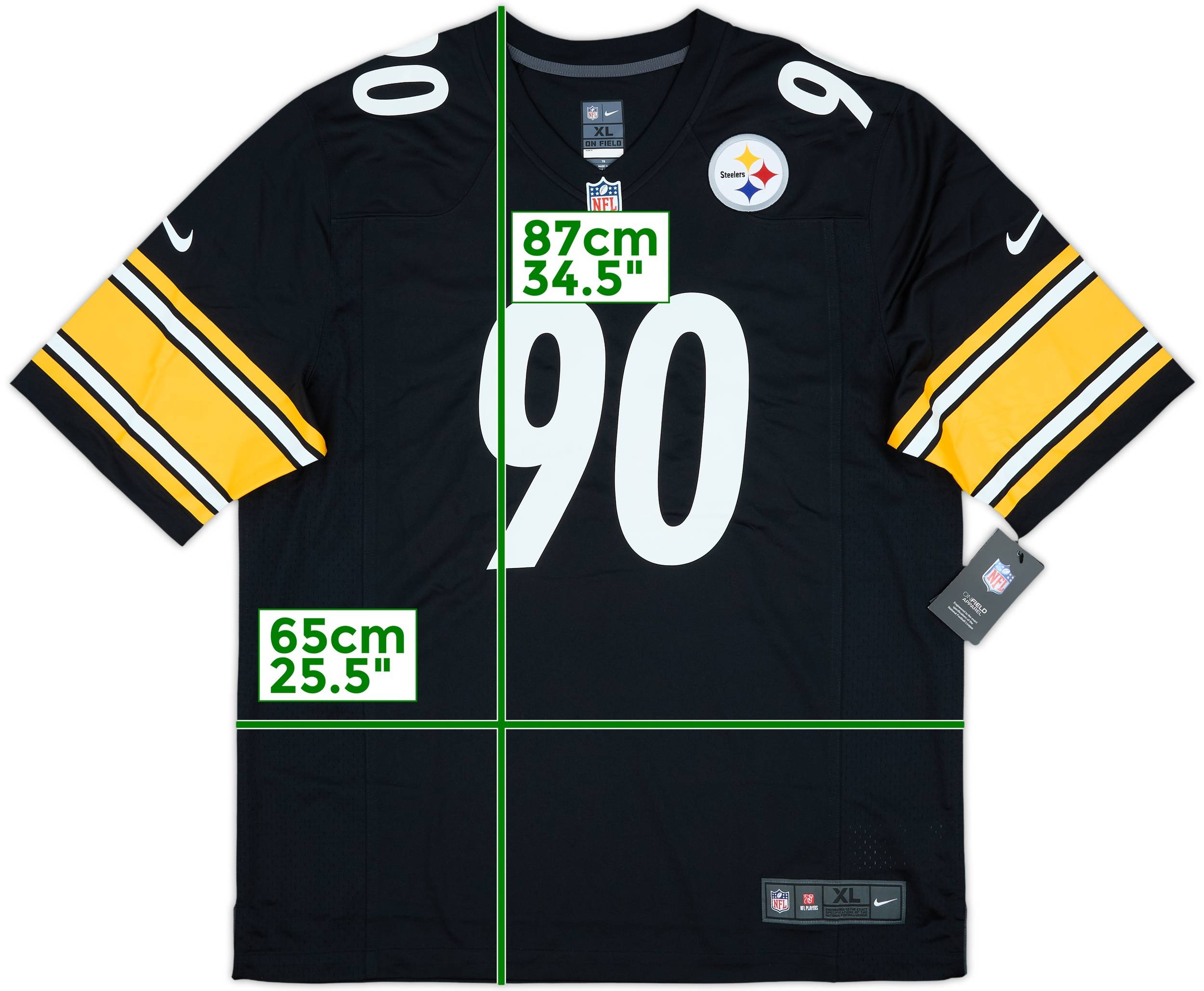 Pittsburgh Steelers WATT 90 ユニフォーム XXL