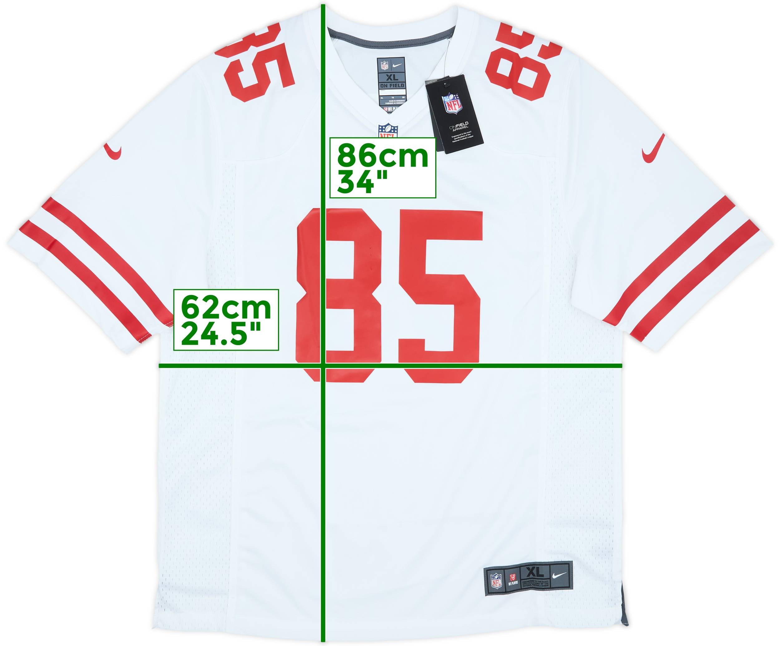 Nike San Francisco 49ers フットボール アメフト XL San Francisco 49ers Nike On Field Jersey #94 94 Justin Smith