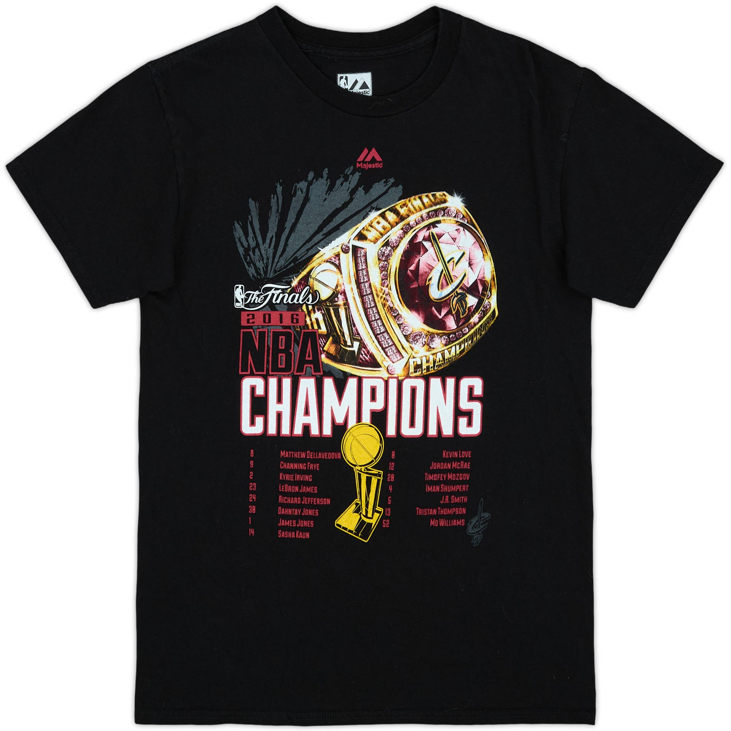 2016 Cleveland Cavaliers NBA Champions Majestic Graphic Tee 9/10