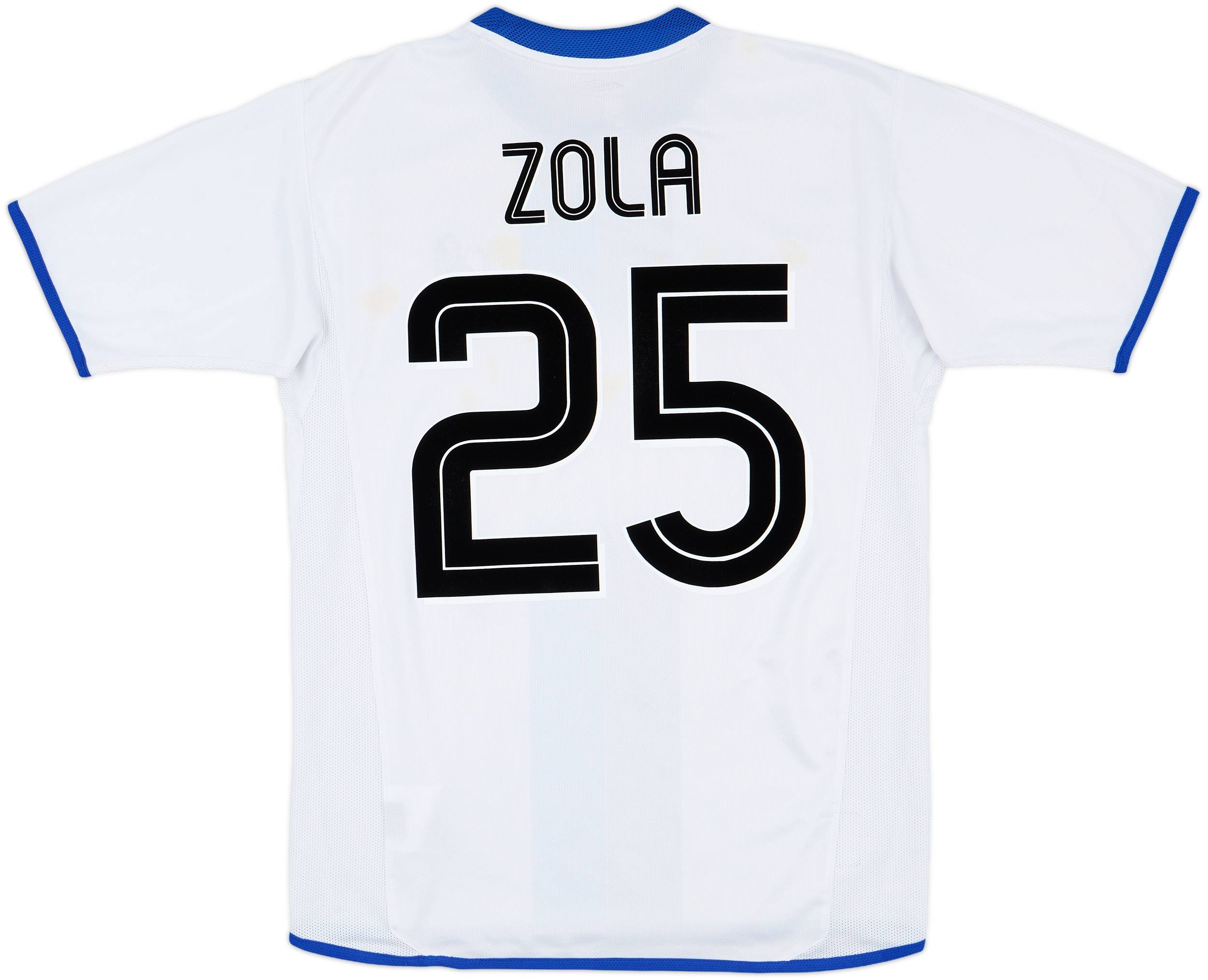 2003-05 Chelsea Away Shirt Zola #25 - 6/10 - (S)