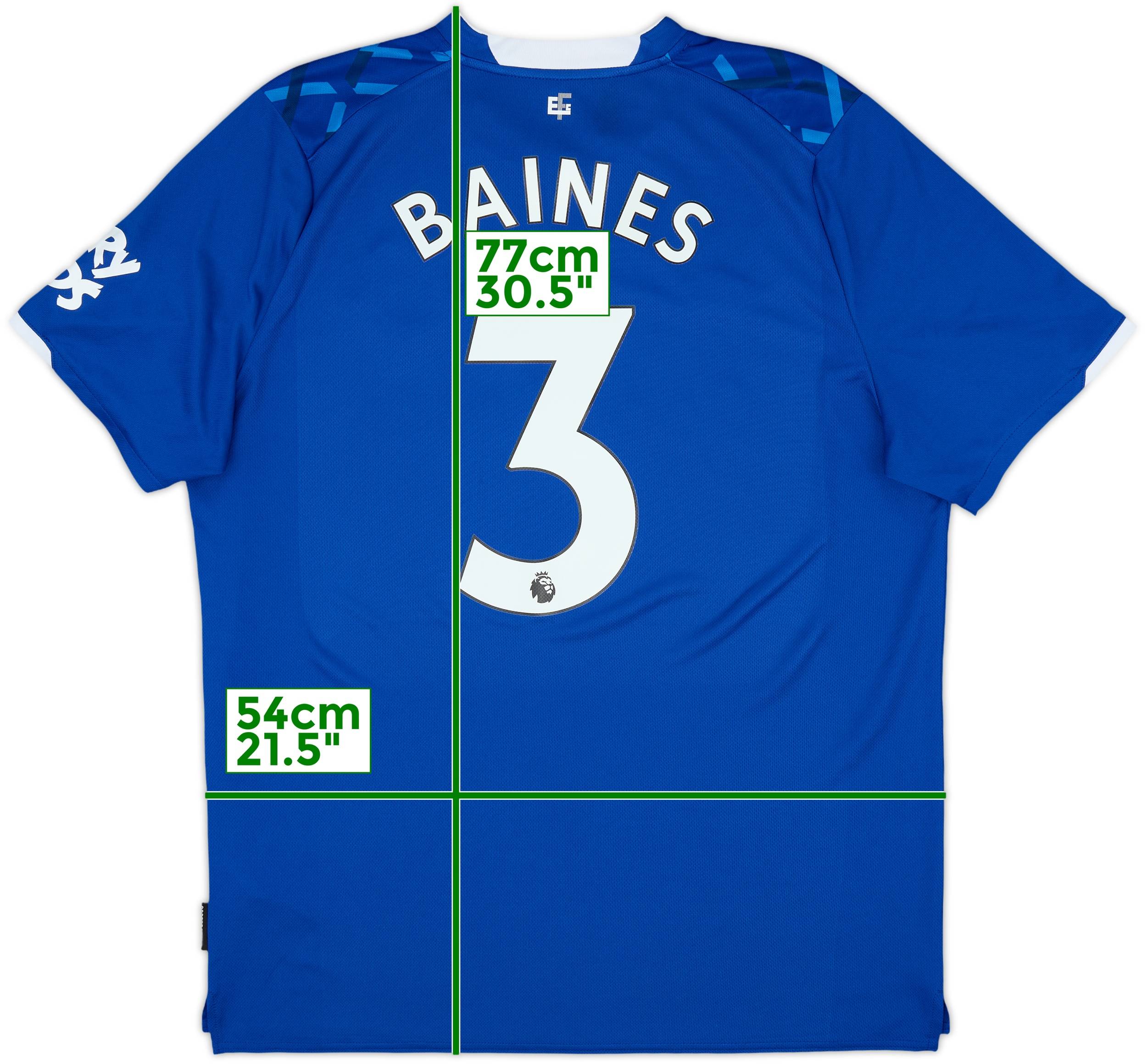 Soccer Leighton Baines Jersey 2019-20 Everton Home Shirt Baines #3