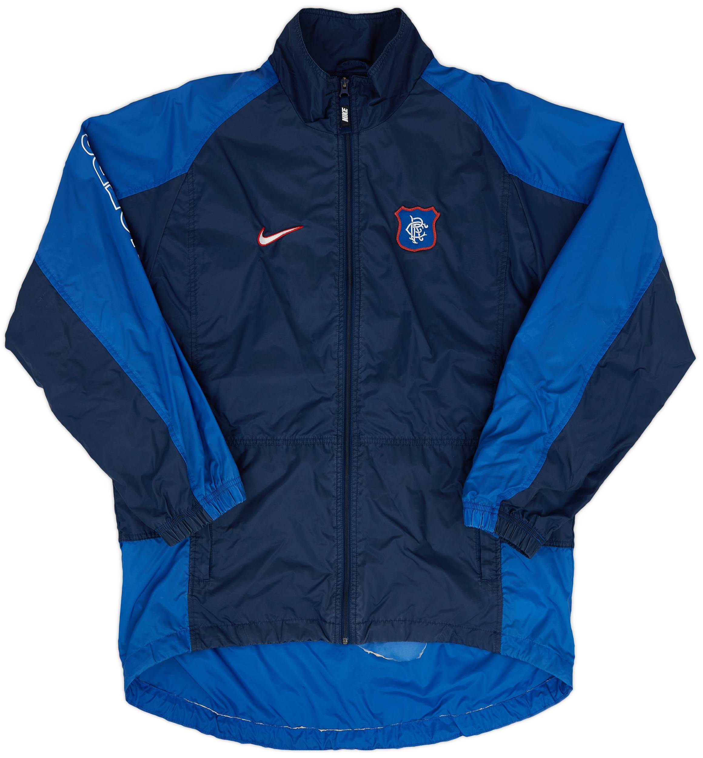Blue nike rain jacket sales