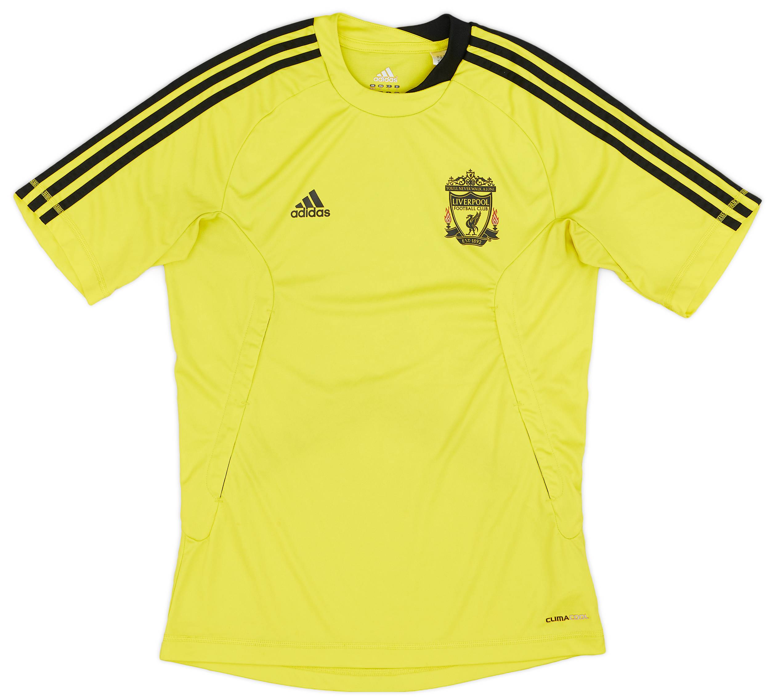 adidas Liverpool サッカーシャツ　ゲームシャツ　10/11 2010-11 Liverpool adidas Formotion Training Shirt - 8/10 - (S)