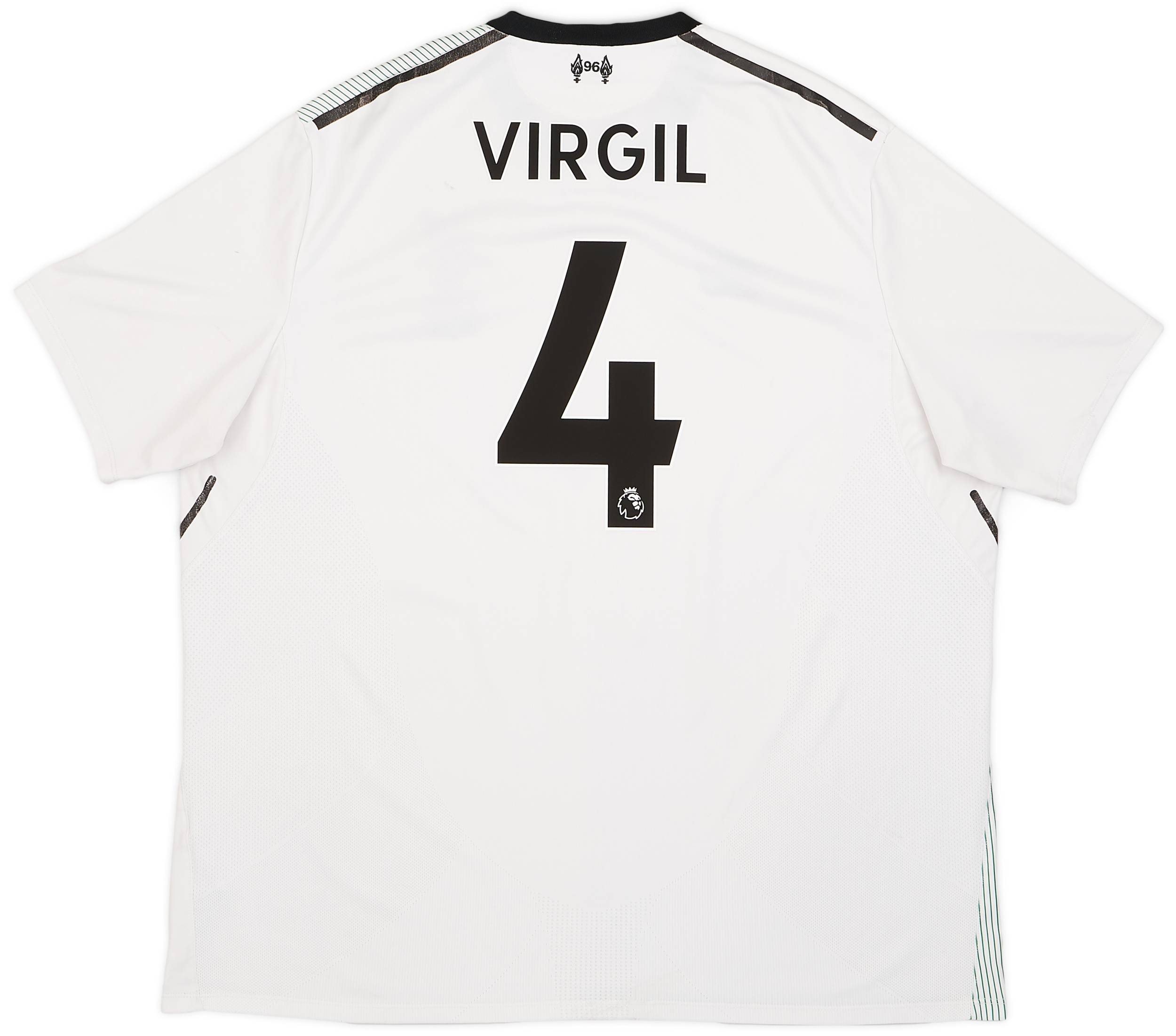 2017-18 Liverpool Away Shirt Virgil #4 - 5/10 - (XXL)
