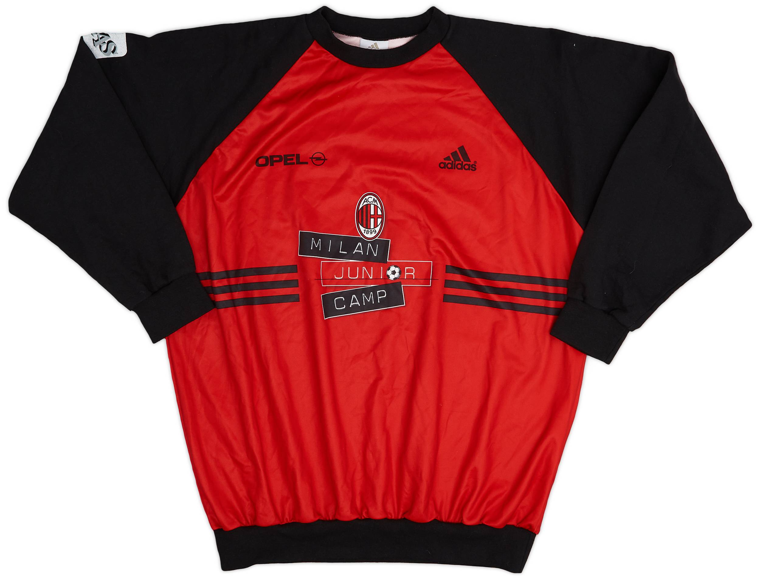 2002 03 AC Milan Junior Camp adidas Sweat Top 9 10 XXL