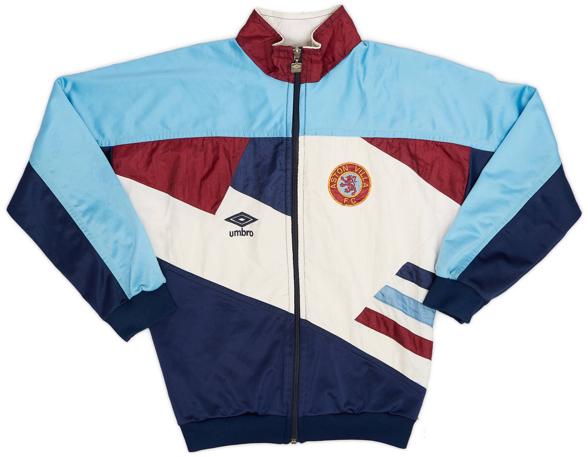 1990 92 Aston Villa Umbro Track Jacket 6 10 S