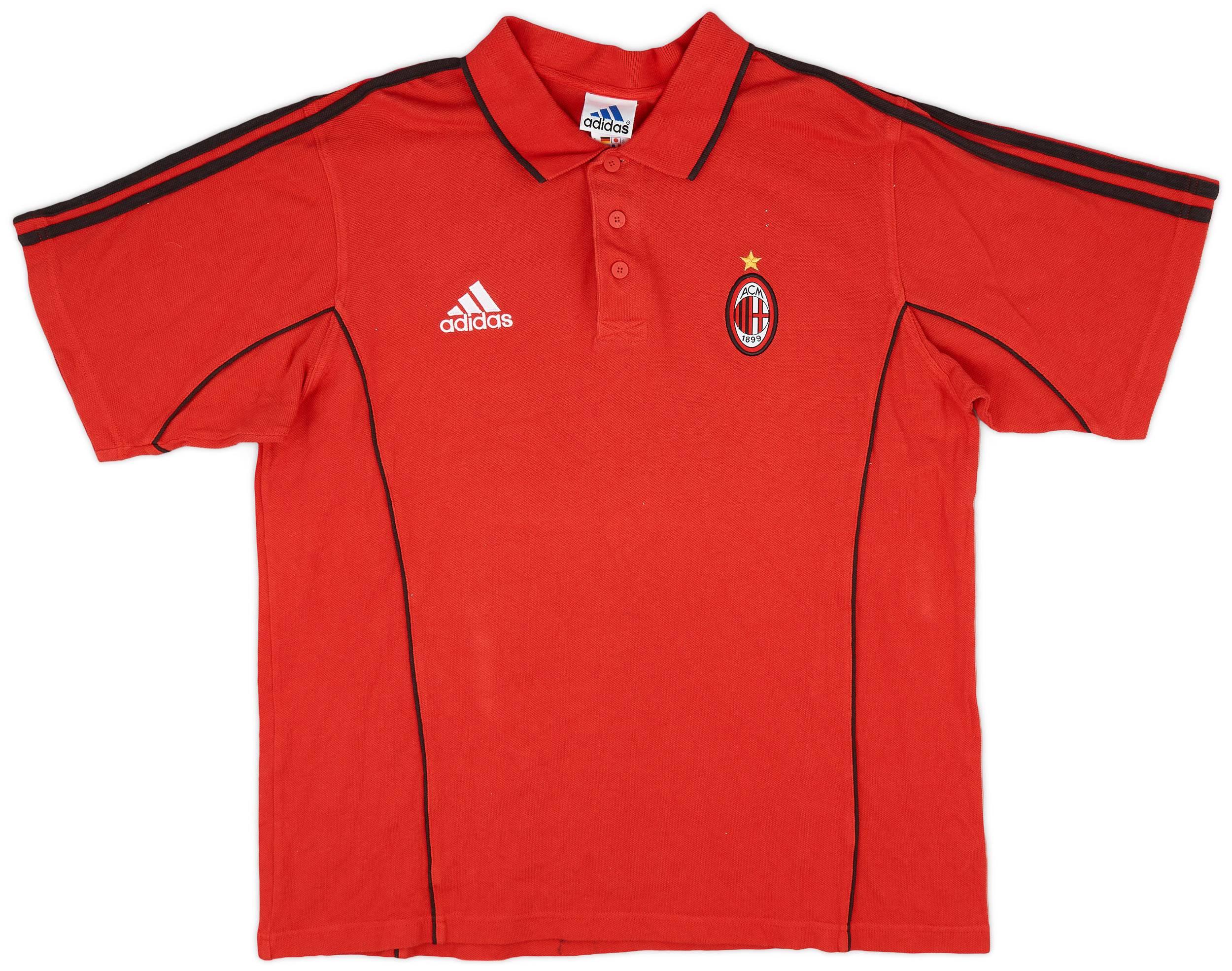 1999 00 AC Milan adidas Polo Shirt 9 10 M