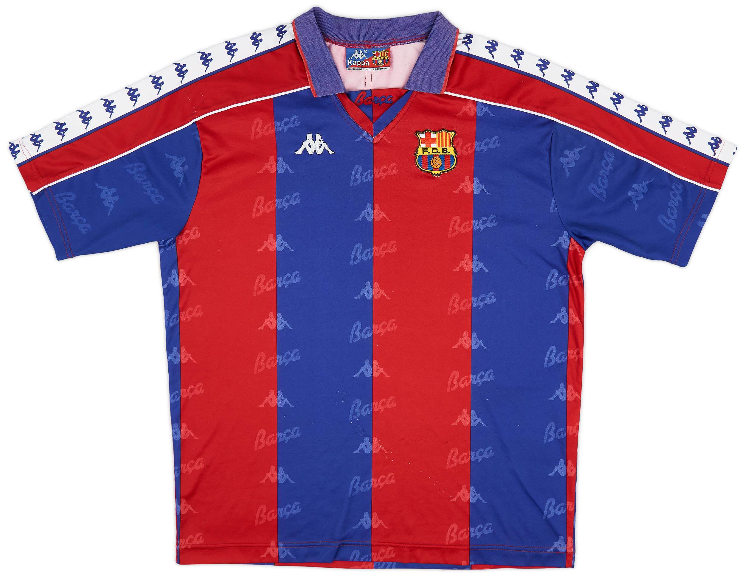 1992-95 Barcelona Home Shirt - 8/10 - (L)