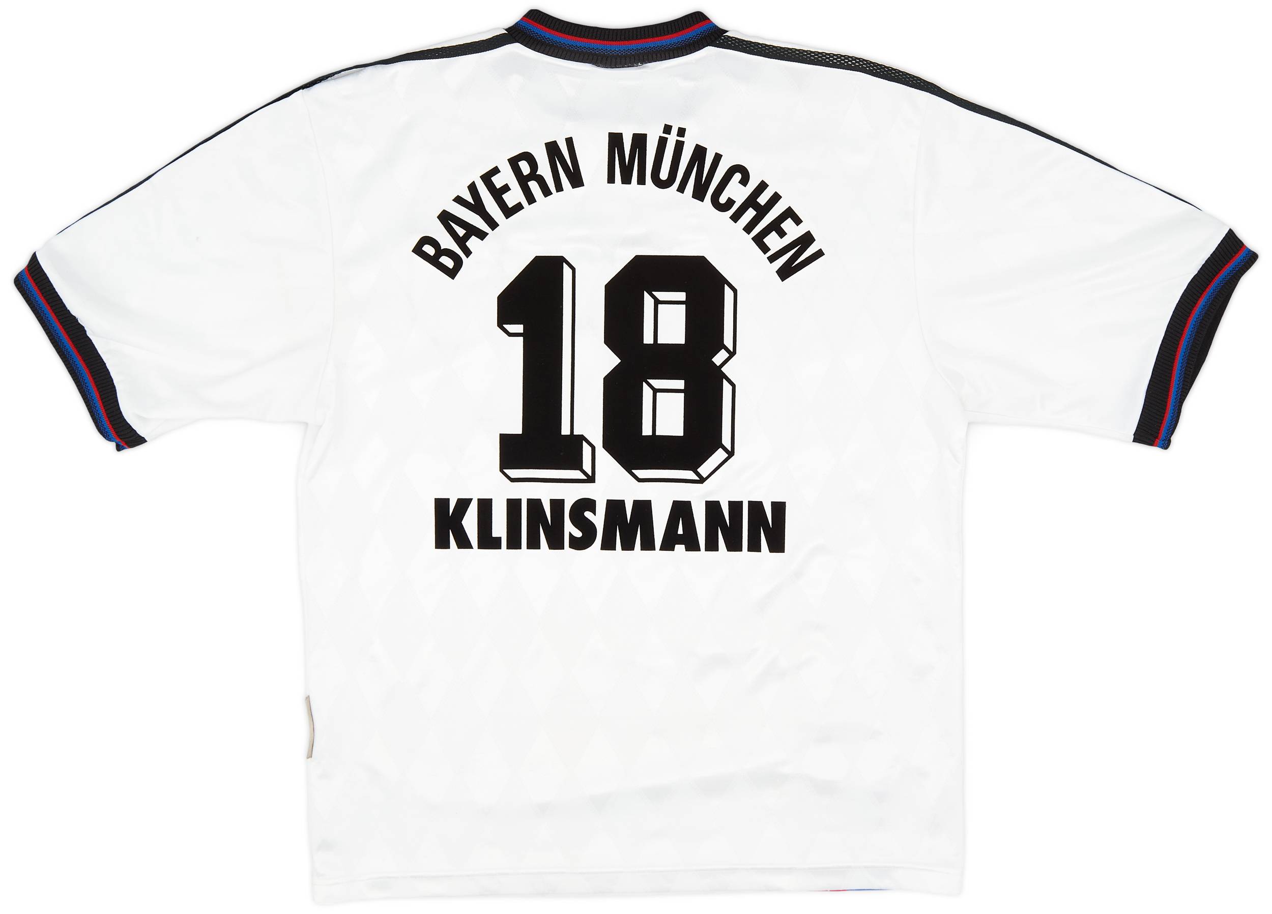 1996-98 Bayern Munich Away Shirt Klinsmann #18 - 6/10 - (M)