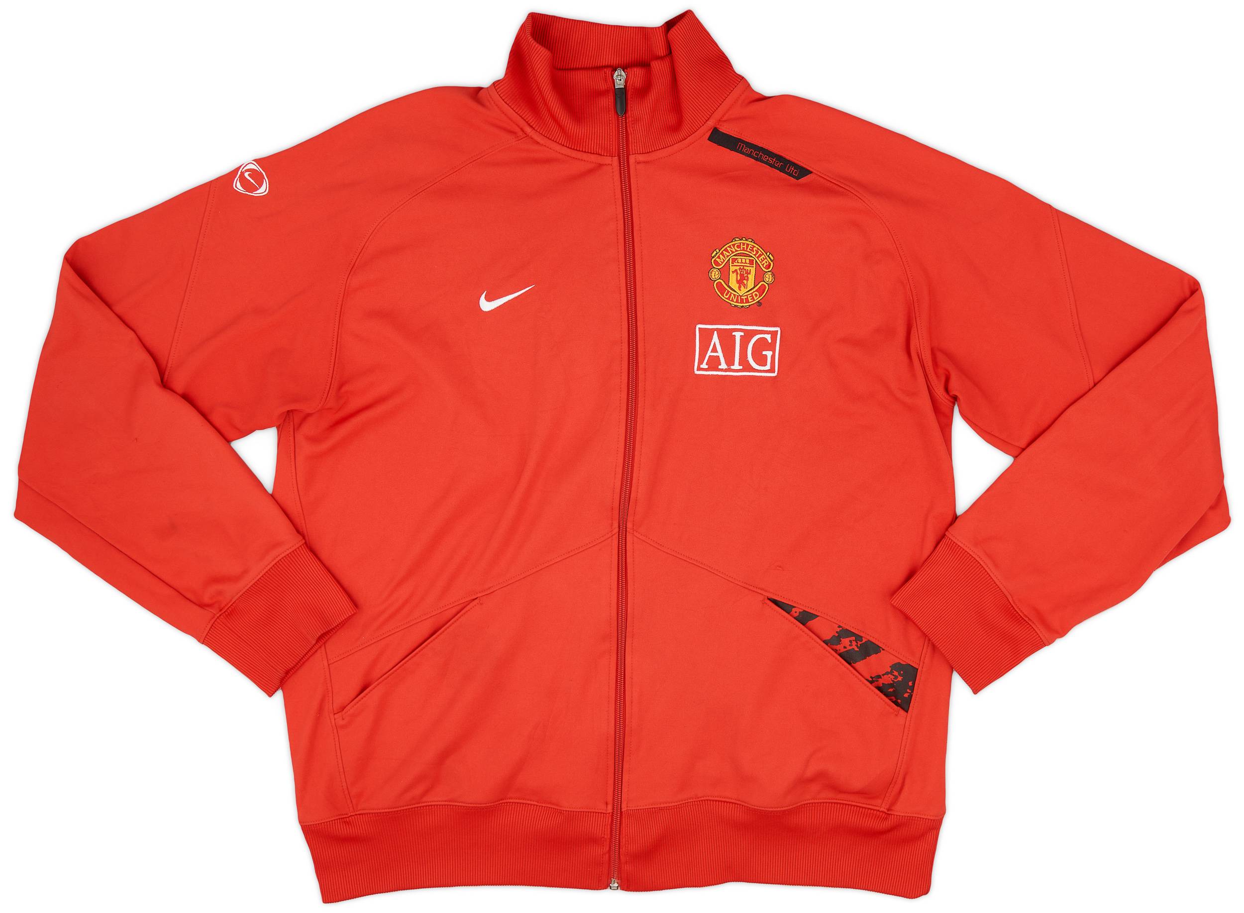2008-09 Manchester United Nike Track Jacket - 9/10 - (XXL)