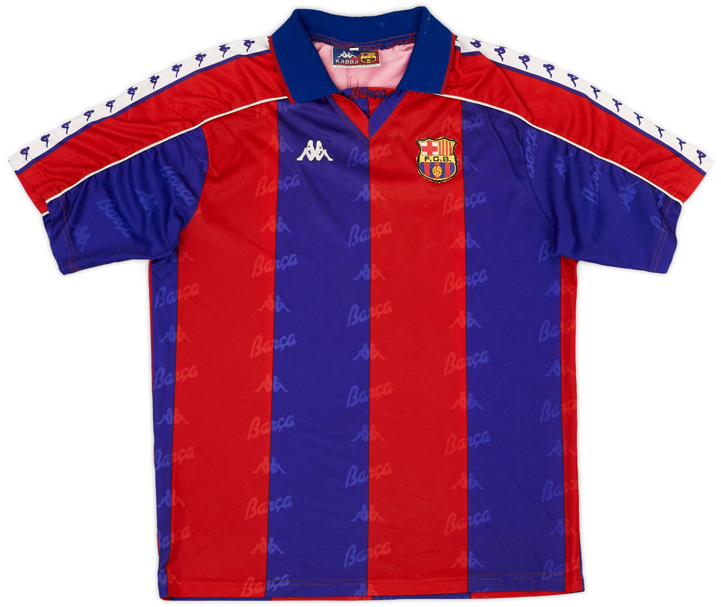 1992-95 Barcelona Home Shirt - 9/10 - (XL)