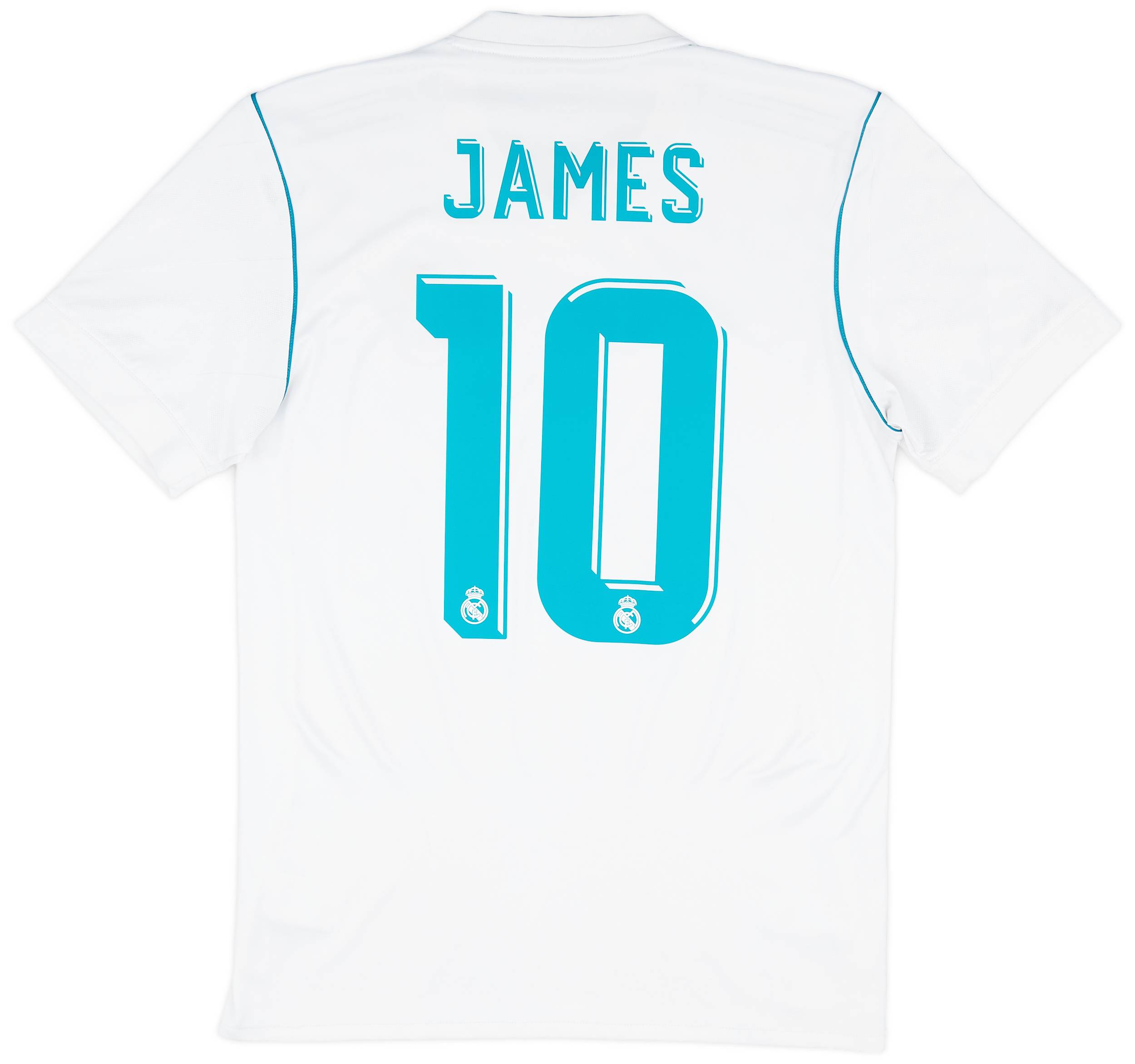 2017 18 Real Madrid Home Shirt James 10 6 10 S