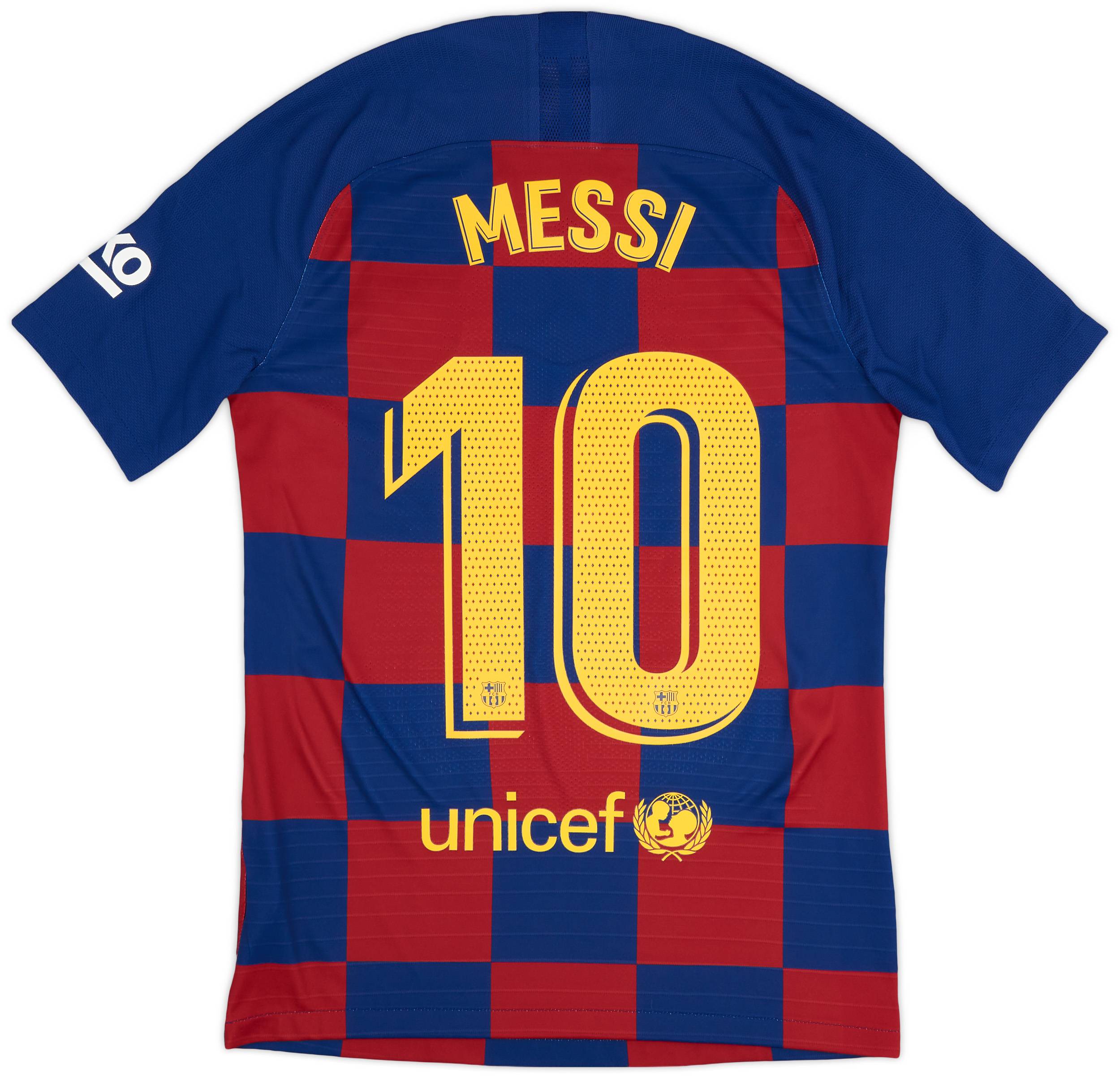【公式】 Authentic Barcelona 2019-20 Vaporknit #10 Messi Shirt Home ウェア