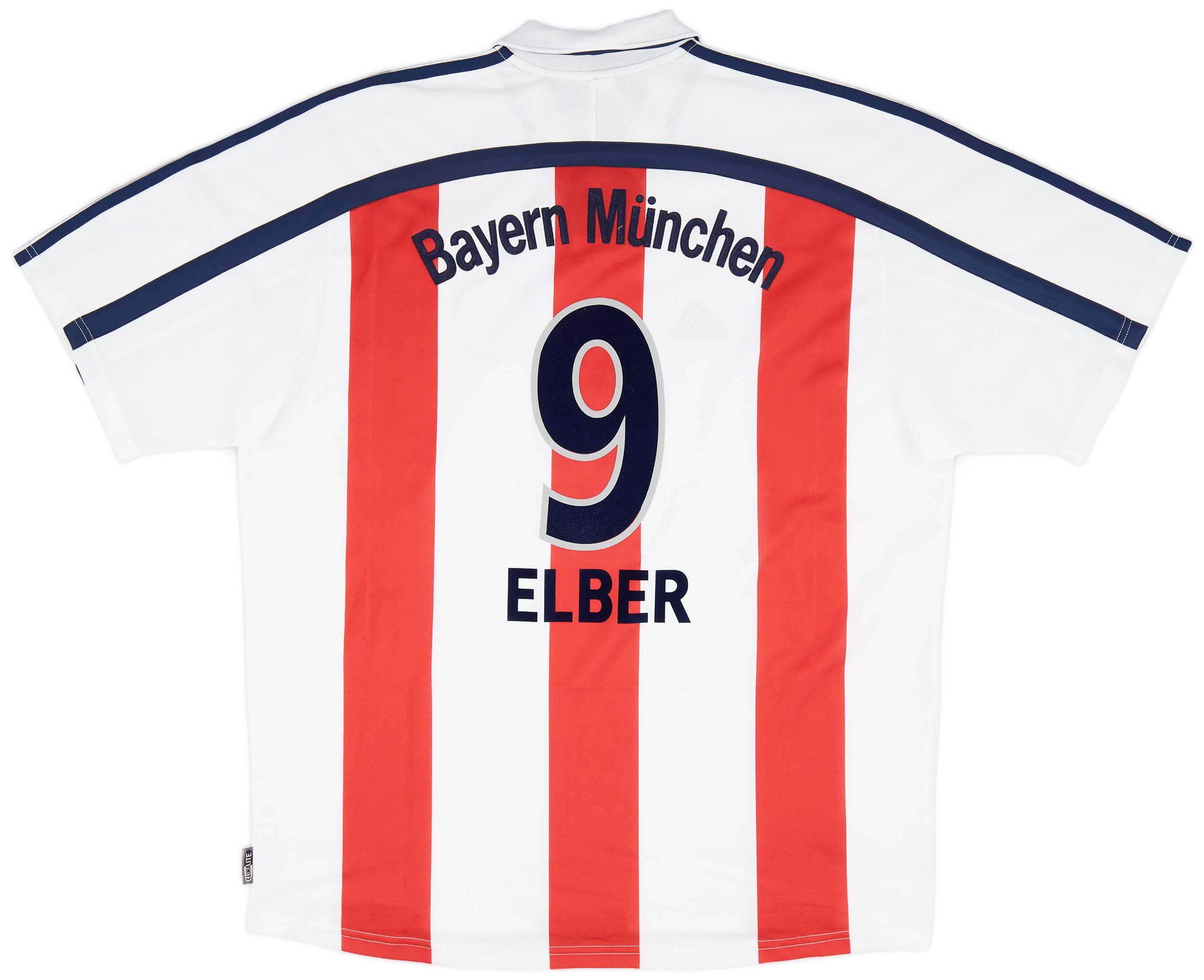 2000-01 Bayern Munich Away Shirt Elber #9 - 9/10 - (XL)