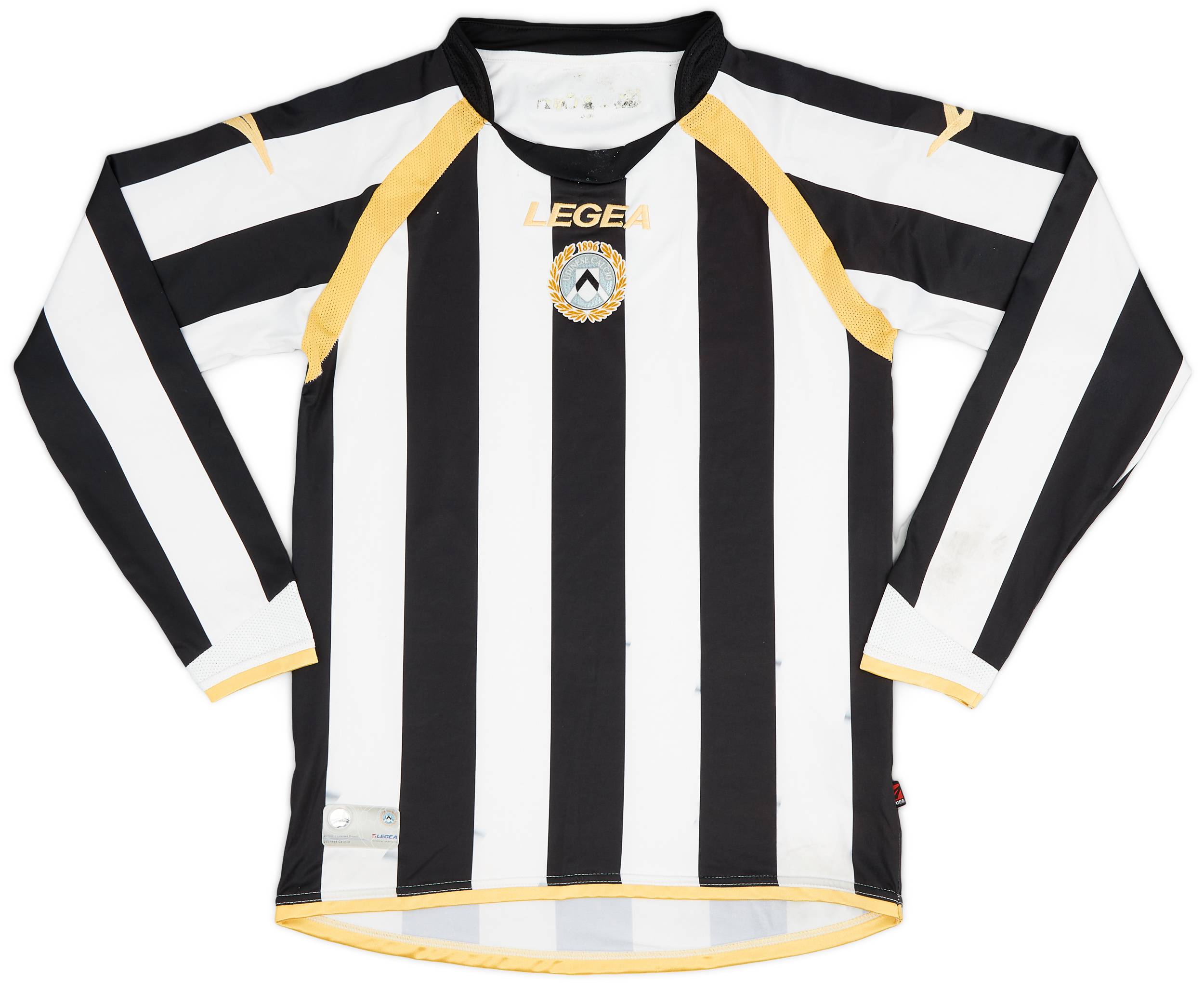 2010-11 Udinese Home L/S Shirt - 6/10 - (S)