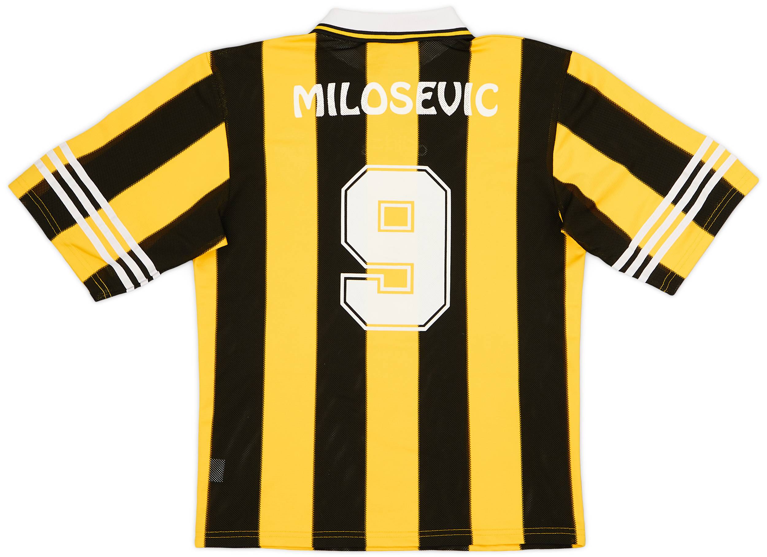 1996-97 Real Zaragoza Away Shirt Milosevic #9 - 8/10 - (M)