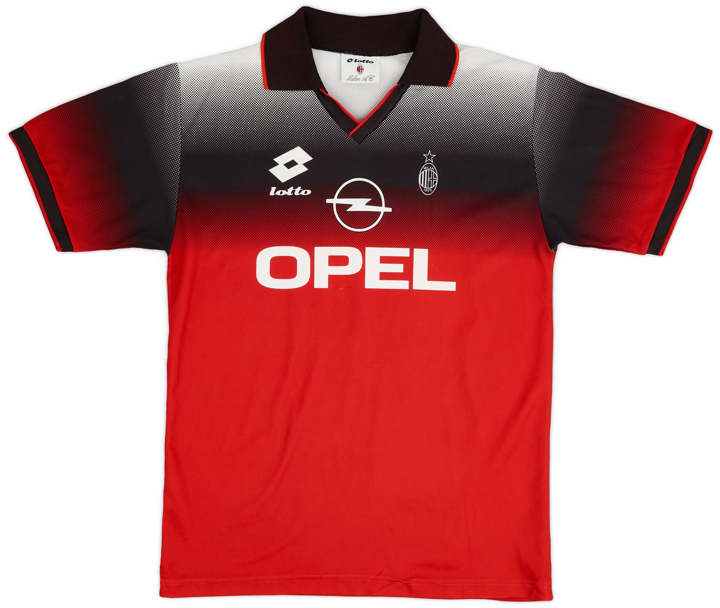 1996-97 AC Milan Lotto Training Shirt - 9/10 - (M)