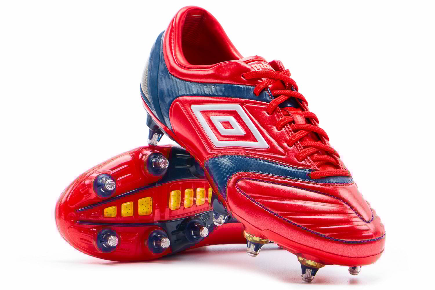 Umbro Speciali Pro England Away Red SG – Classic Soccer Cleats