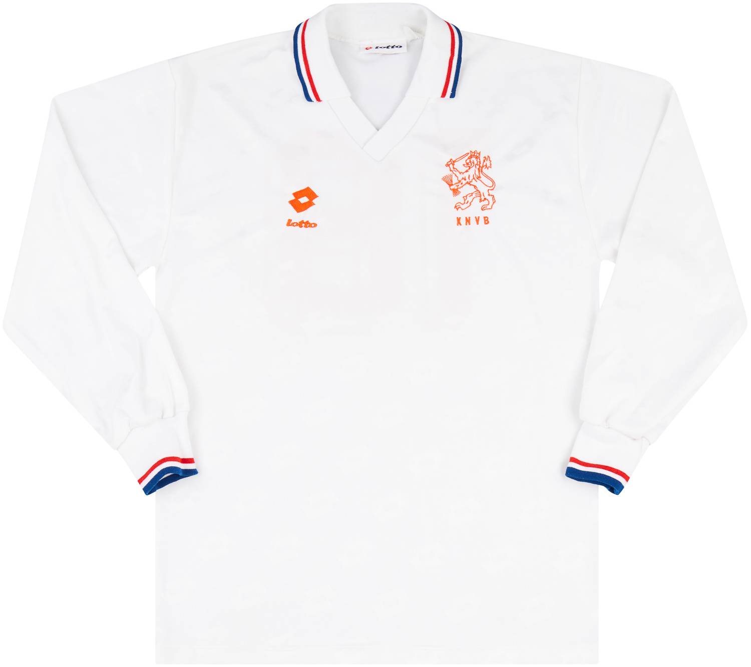 1992-94 Netherlands Match Issue Away L/S Shirt #18
