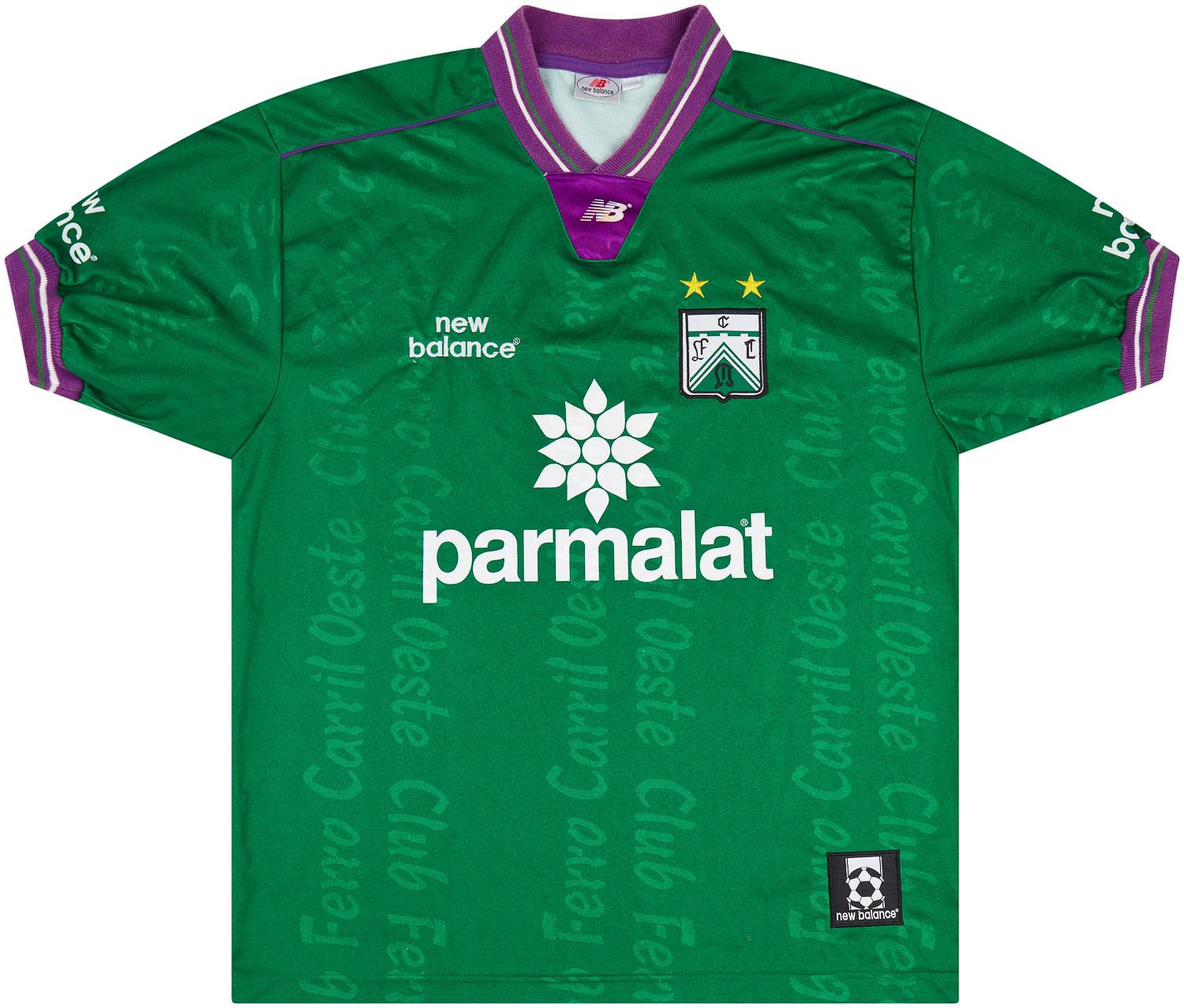 1999 00 Ferro Carril Oeste Match Issue Home Shirt 25