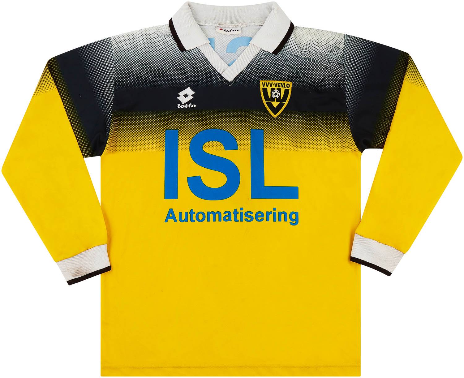 か*ギ様 ユベントス シャツ Lotto XL　サッカー 1996-98 VVV Venlo Match Issue Home L/S Shirt #7