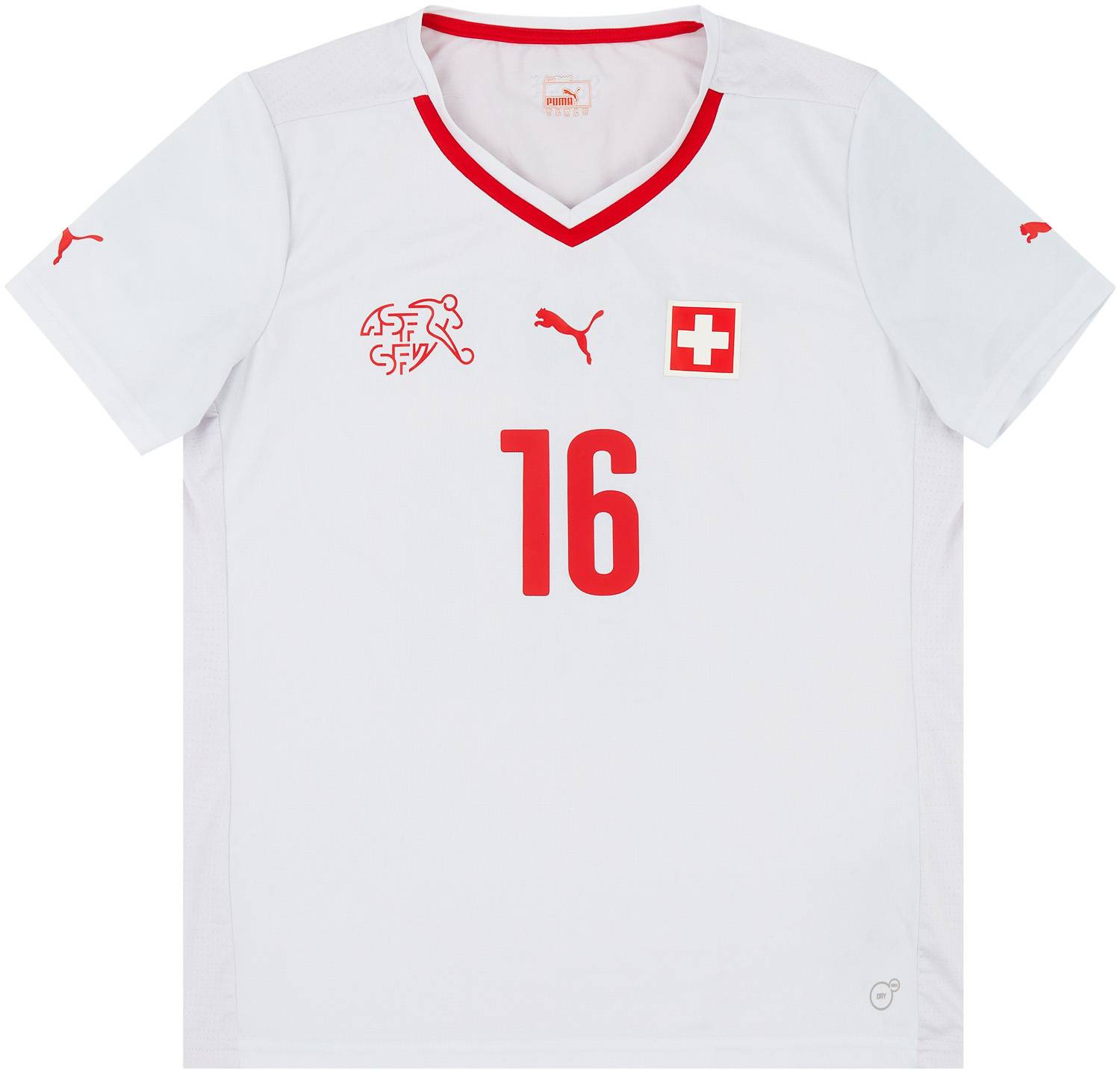 2014-15 Switzerland Womens Match Issue Away Shirt #16