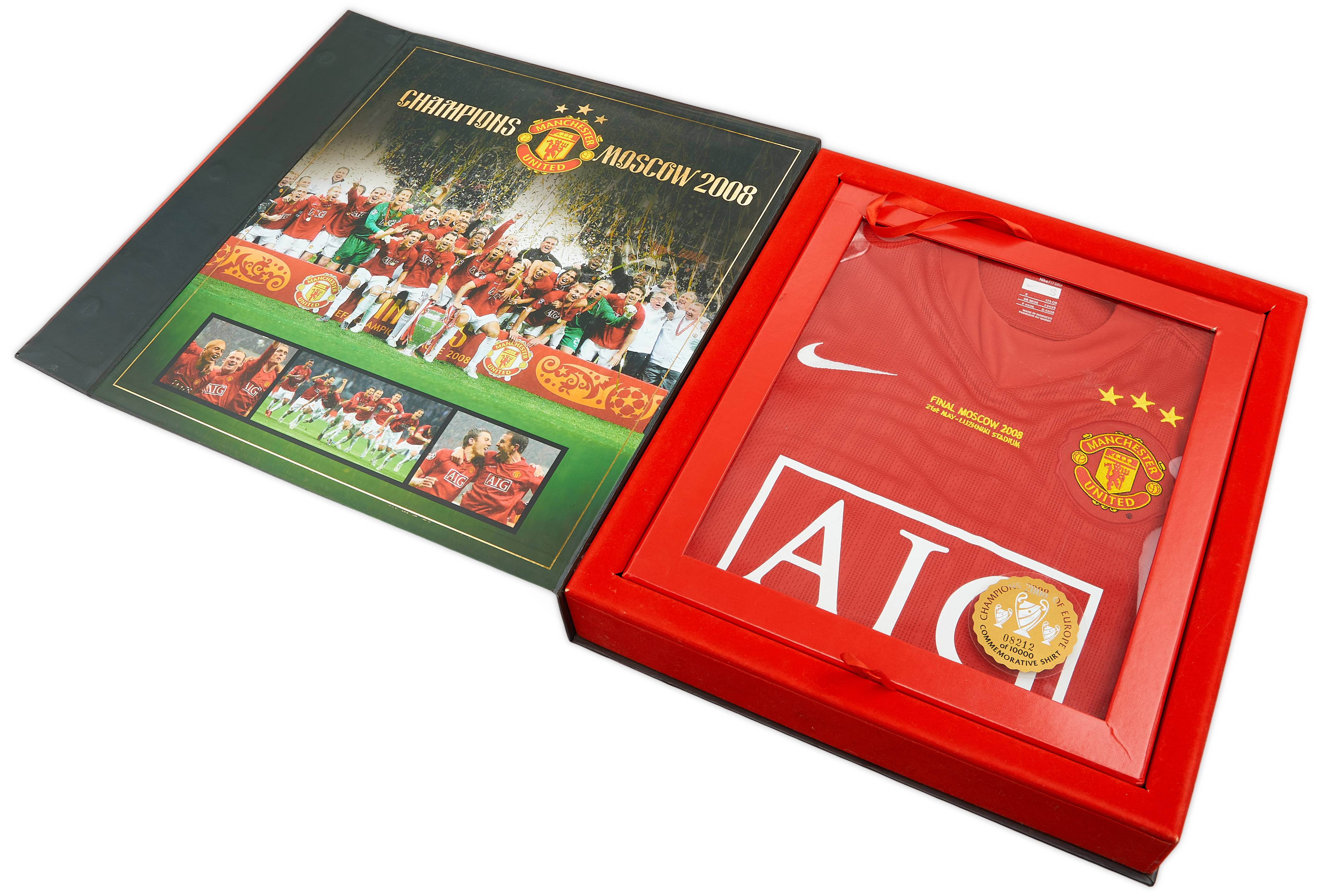 2007 08 Manchester United Limited Edition Champions of Europe Shirt 8212 10000 S