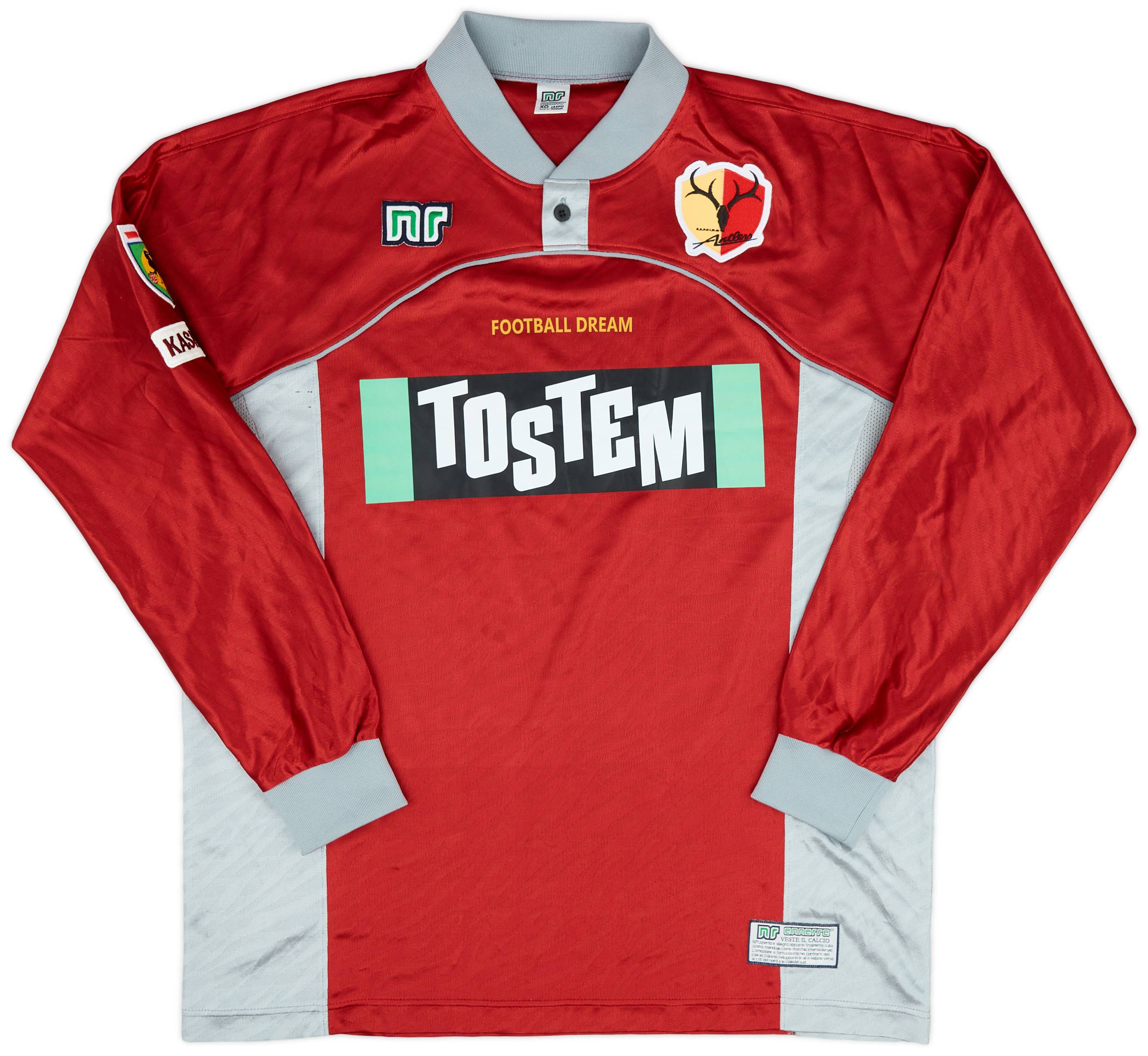 1999 Kashima Antlers Home L/S Shirt - 9/10 - (XL)