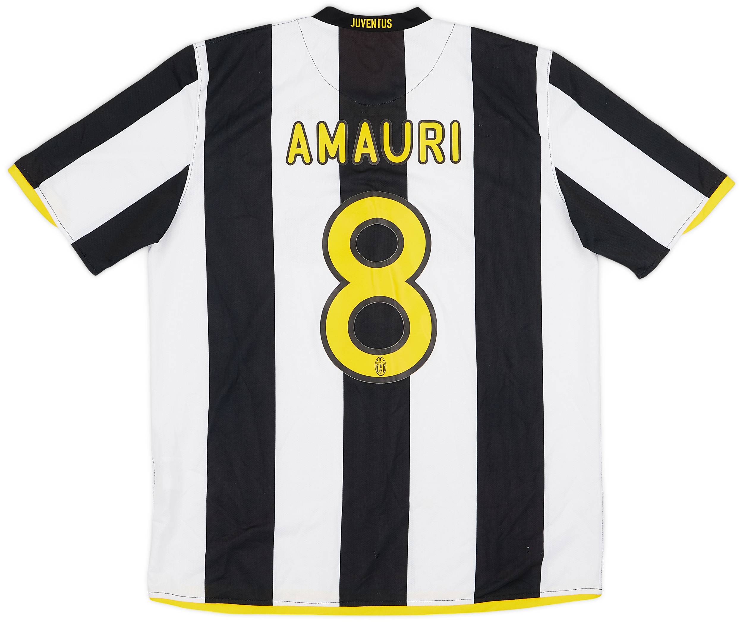 2008-09 Juventus Home Shirt Amauri #8 - 9/10 - (XL)