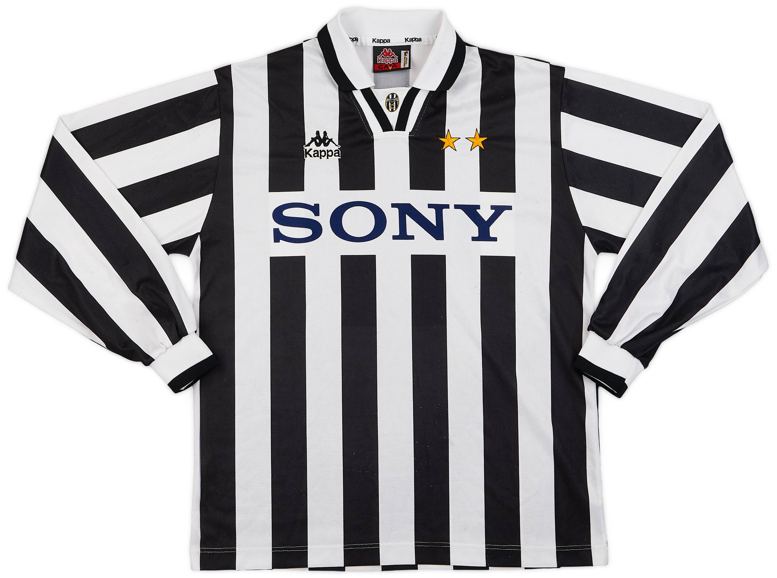 1995 97 Juventus Home L S Shirt 8 10 L