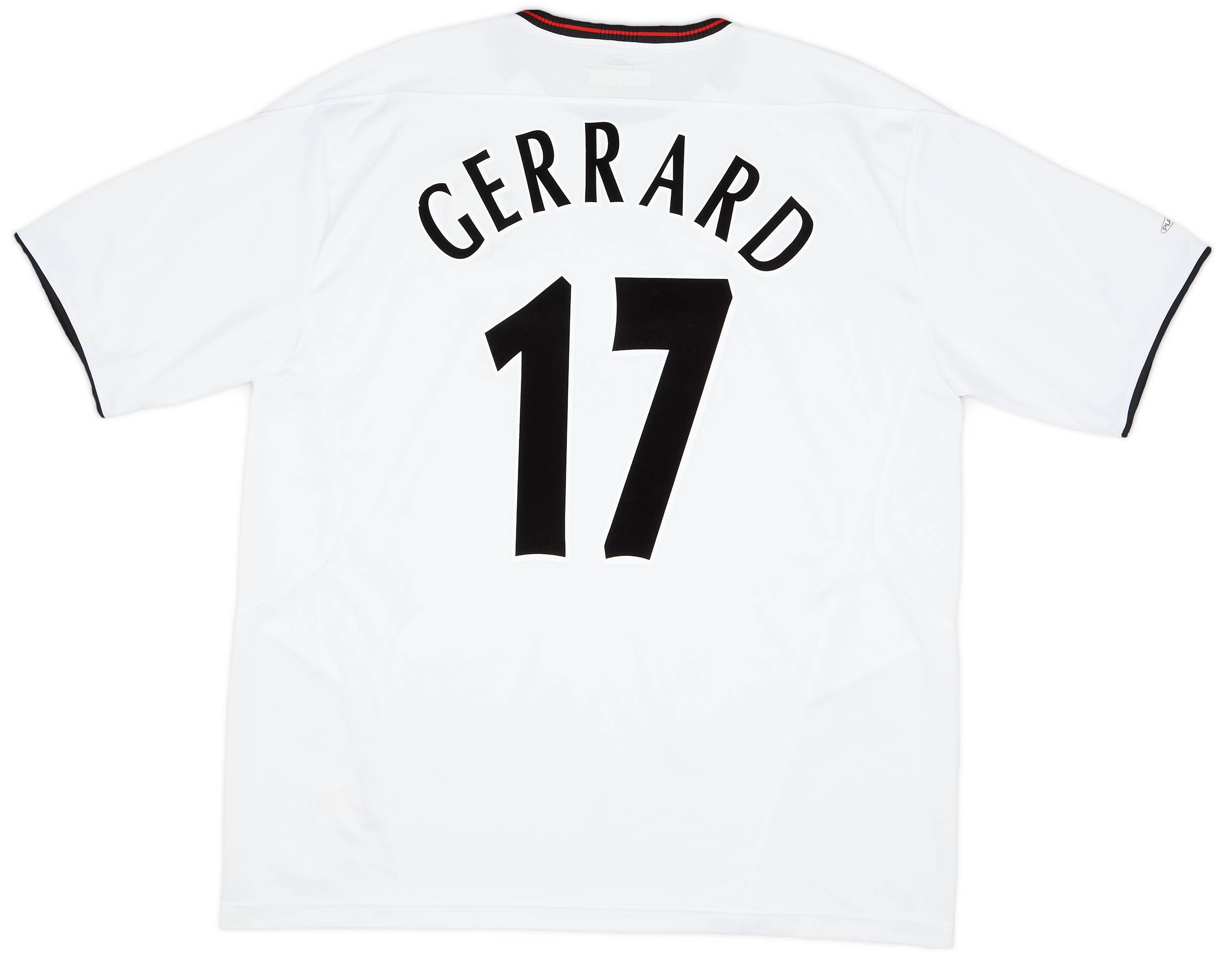 2003-04 Liverpool Away Shirt Gerrard #17 - 7/10 - (XXL)