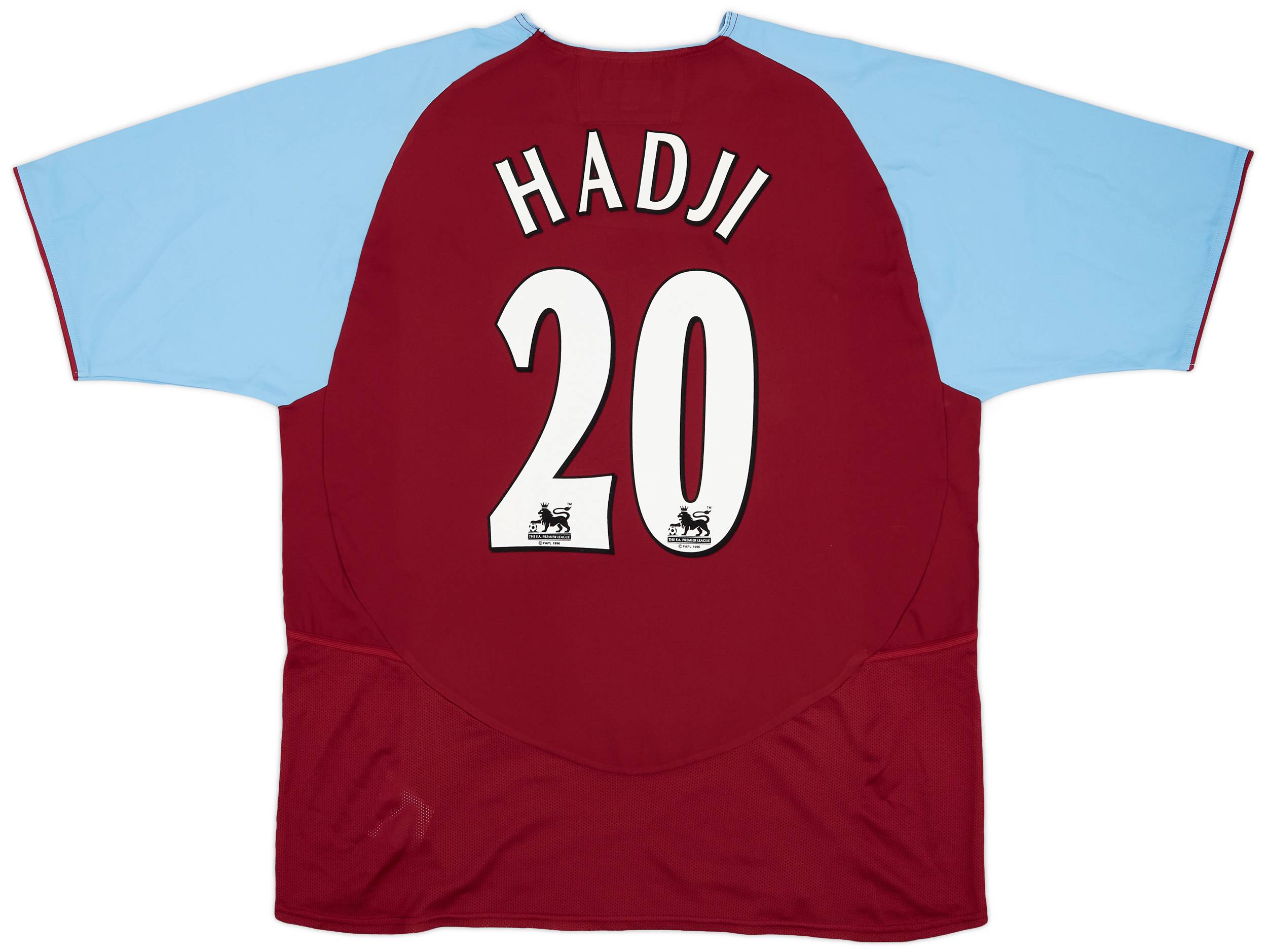 2003-04 Aston Villa Home Shirt Hadji #20 - 8/10 - (L)