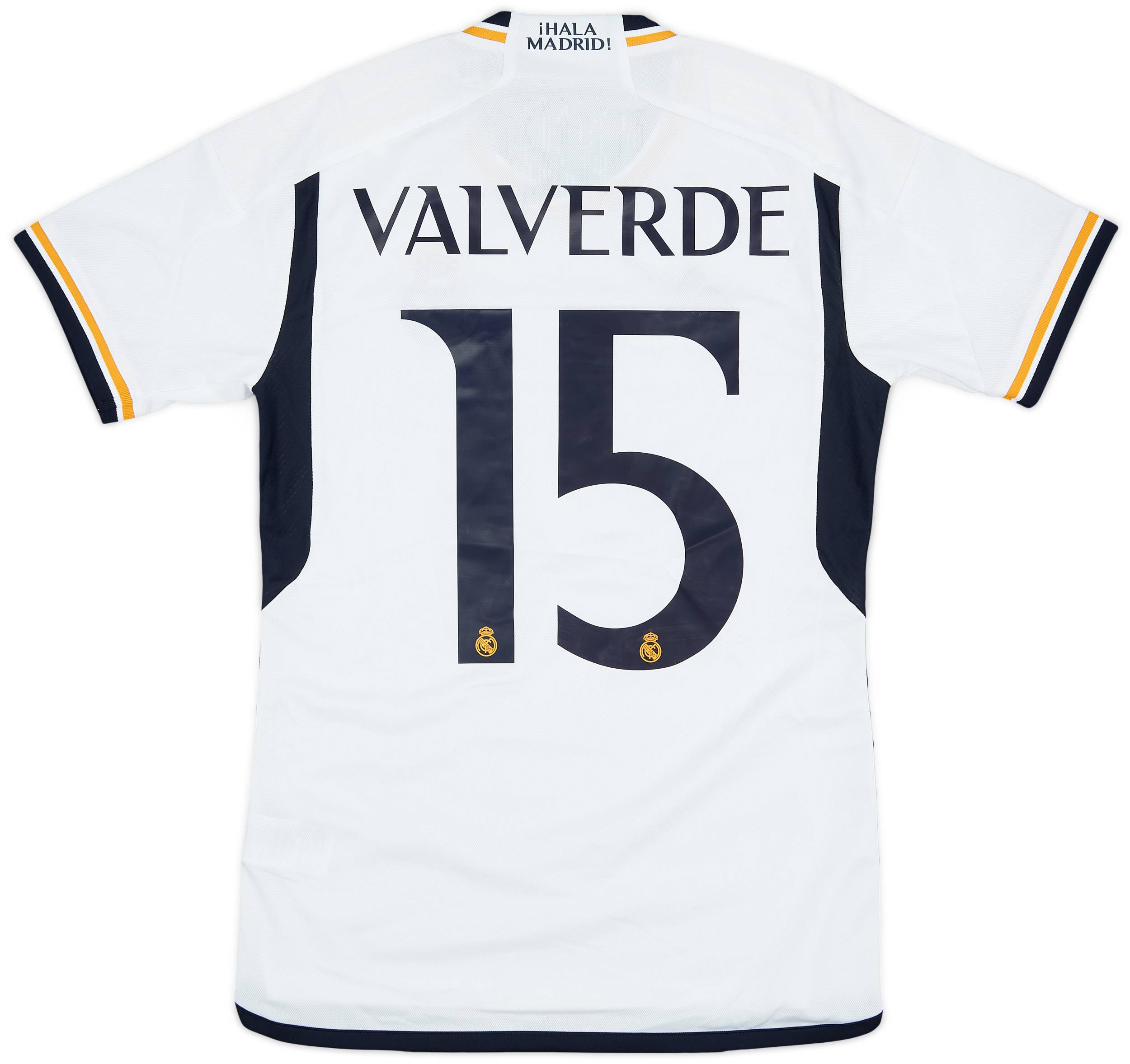 2023-24 Real Madrid Home Shirt Valverde #15 (S)